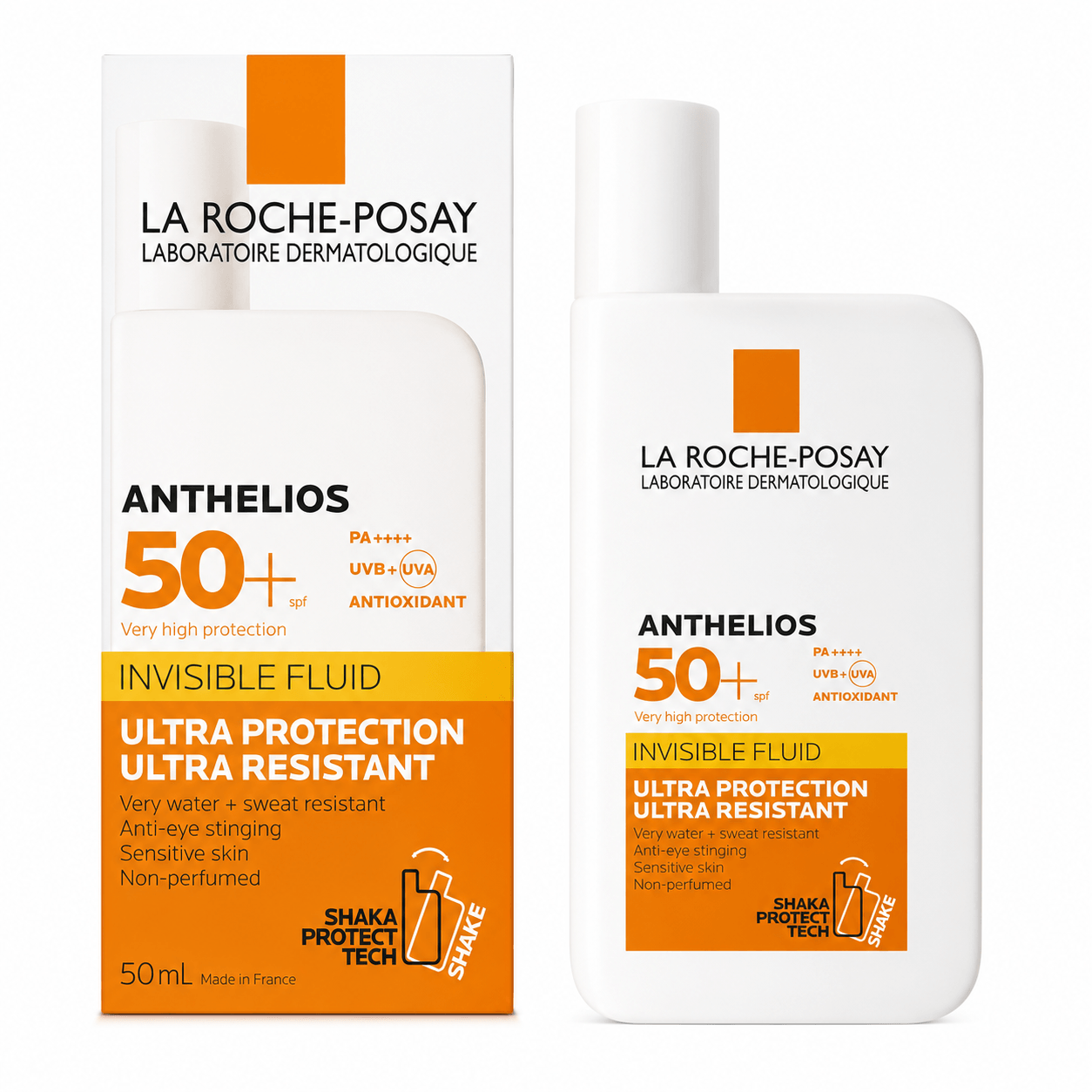 La Roche-Posay Anthelios Shaka Fluide SPF50+ 50ml – Protección Solar Ultra-Ligera y Alta Eficacia
