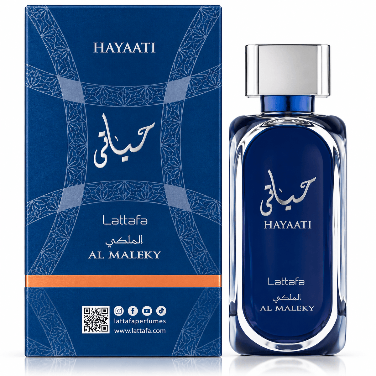 Lattafa Hayaati Al Maleky 100ml-Fragancia Masculina Ámbar