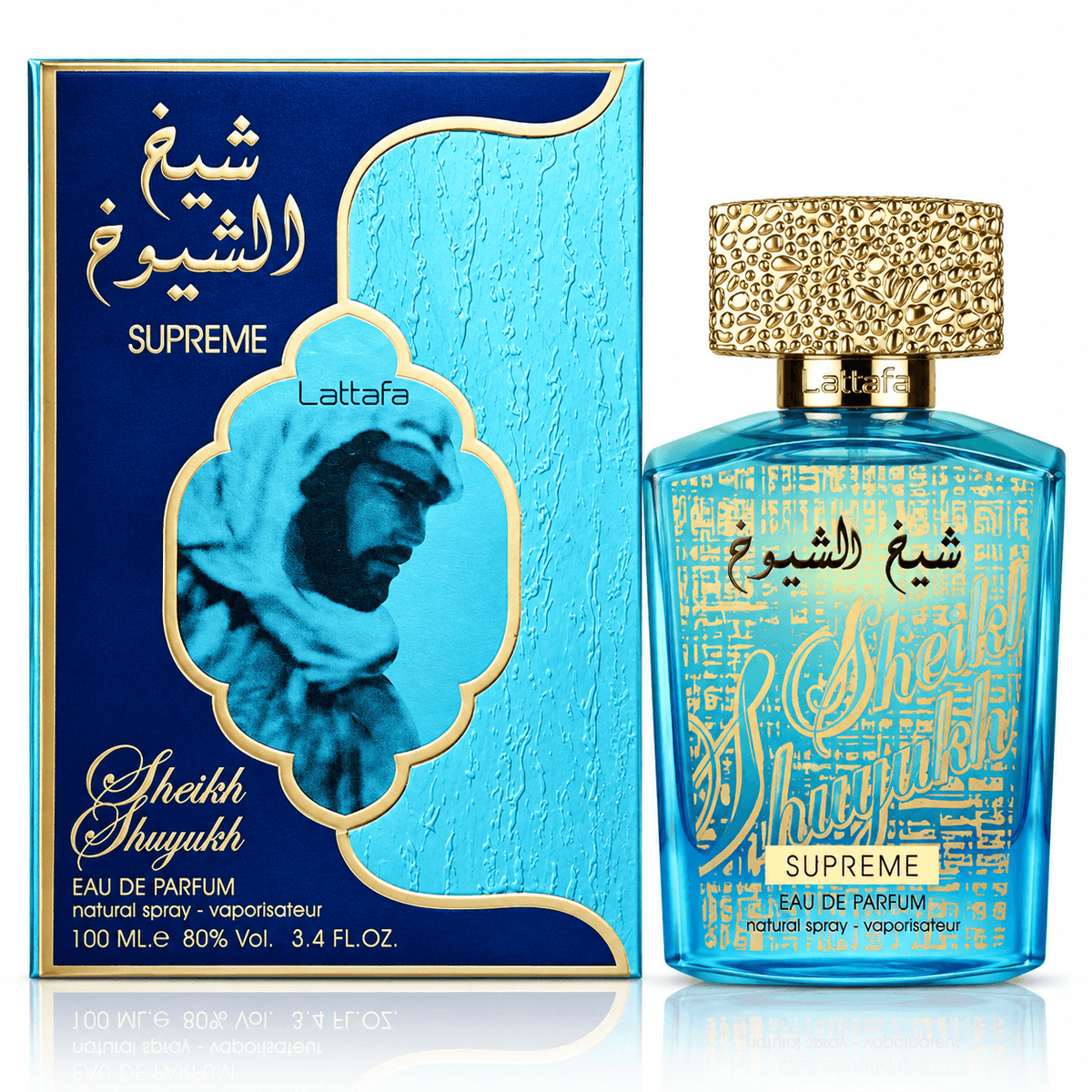 Lattafa Sheikh Al Shuyukh Supreme 100ml-Fragancia Masculina Oriental