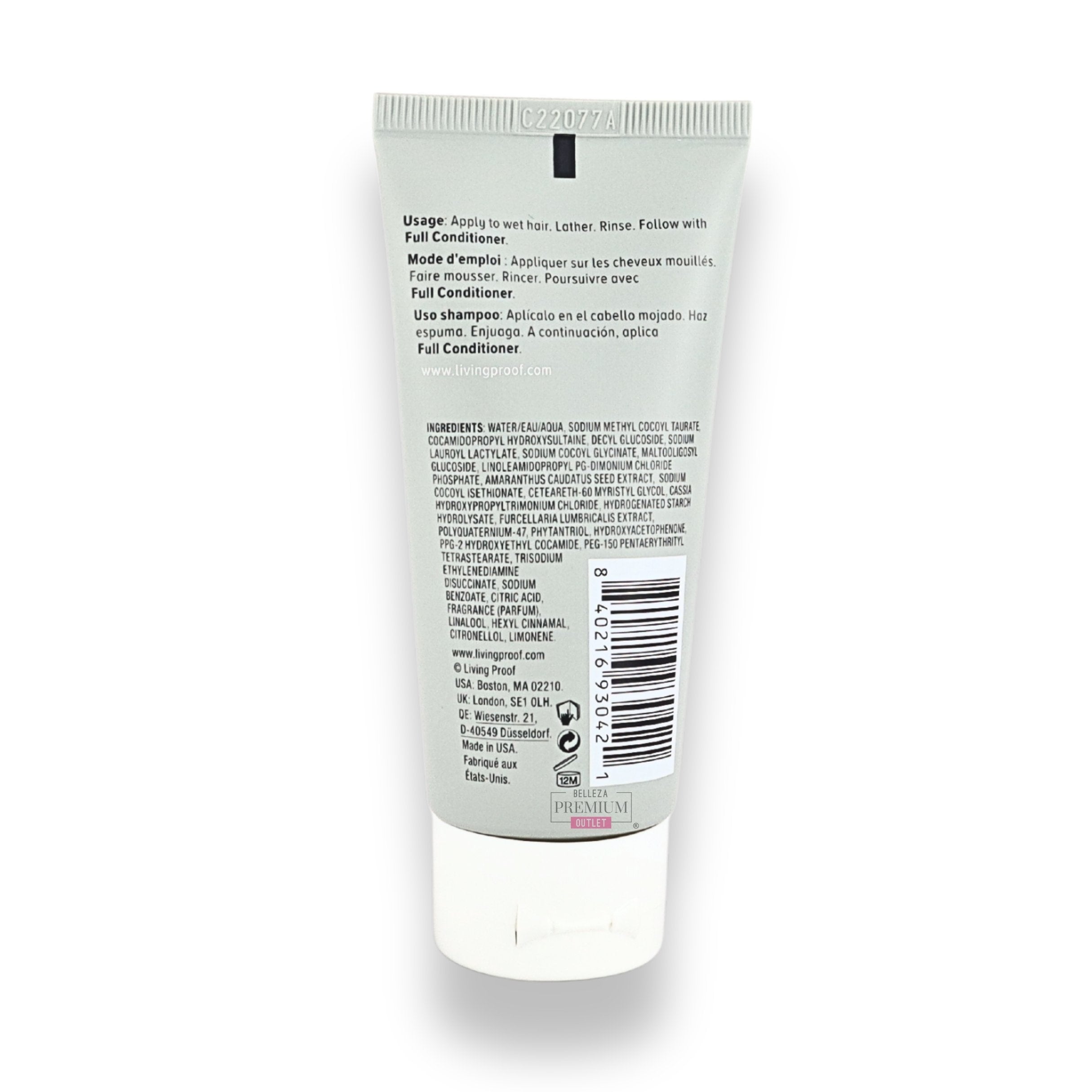 Living Proof Full Shampoo 60ml: Magnífico shampoo para un cabello con más volumen