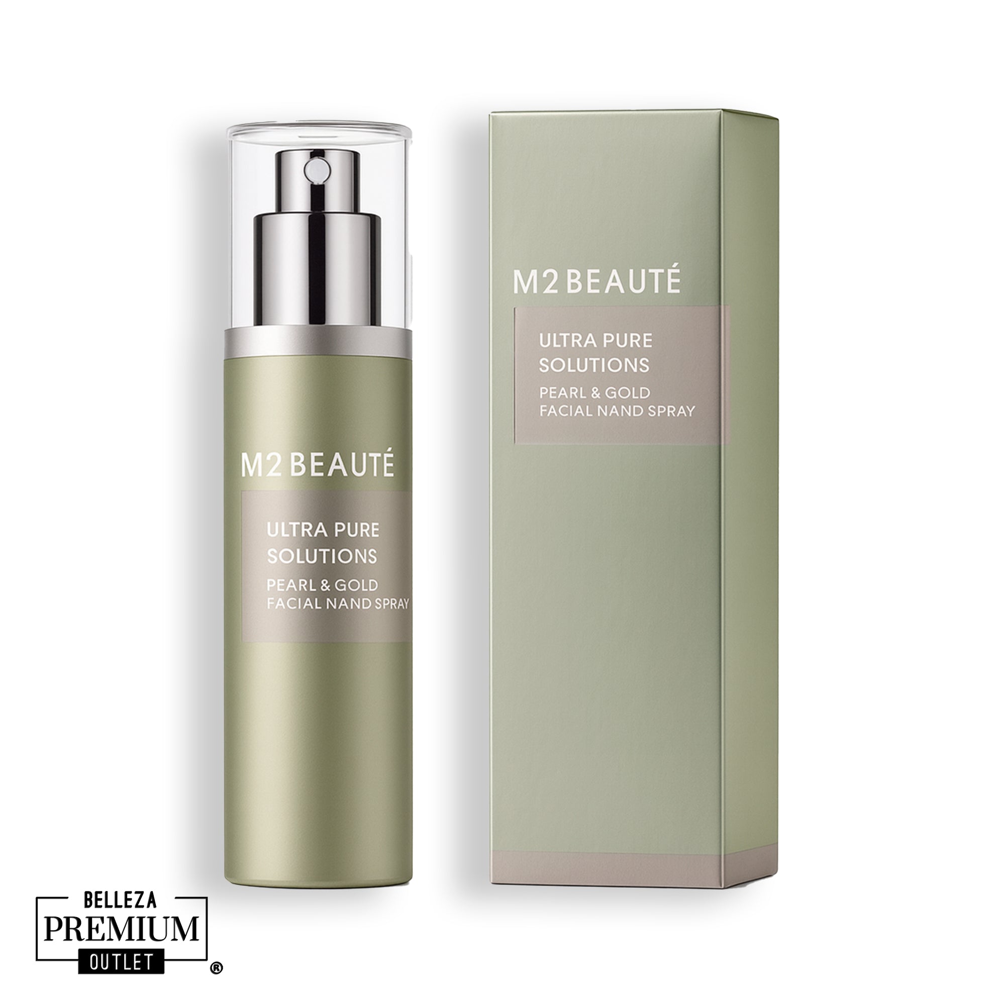 M2 Beauté Ultra Pure Solutions Pearl & Gold Facial Nano Spray 75 ml