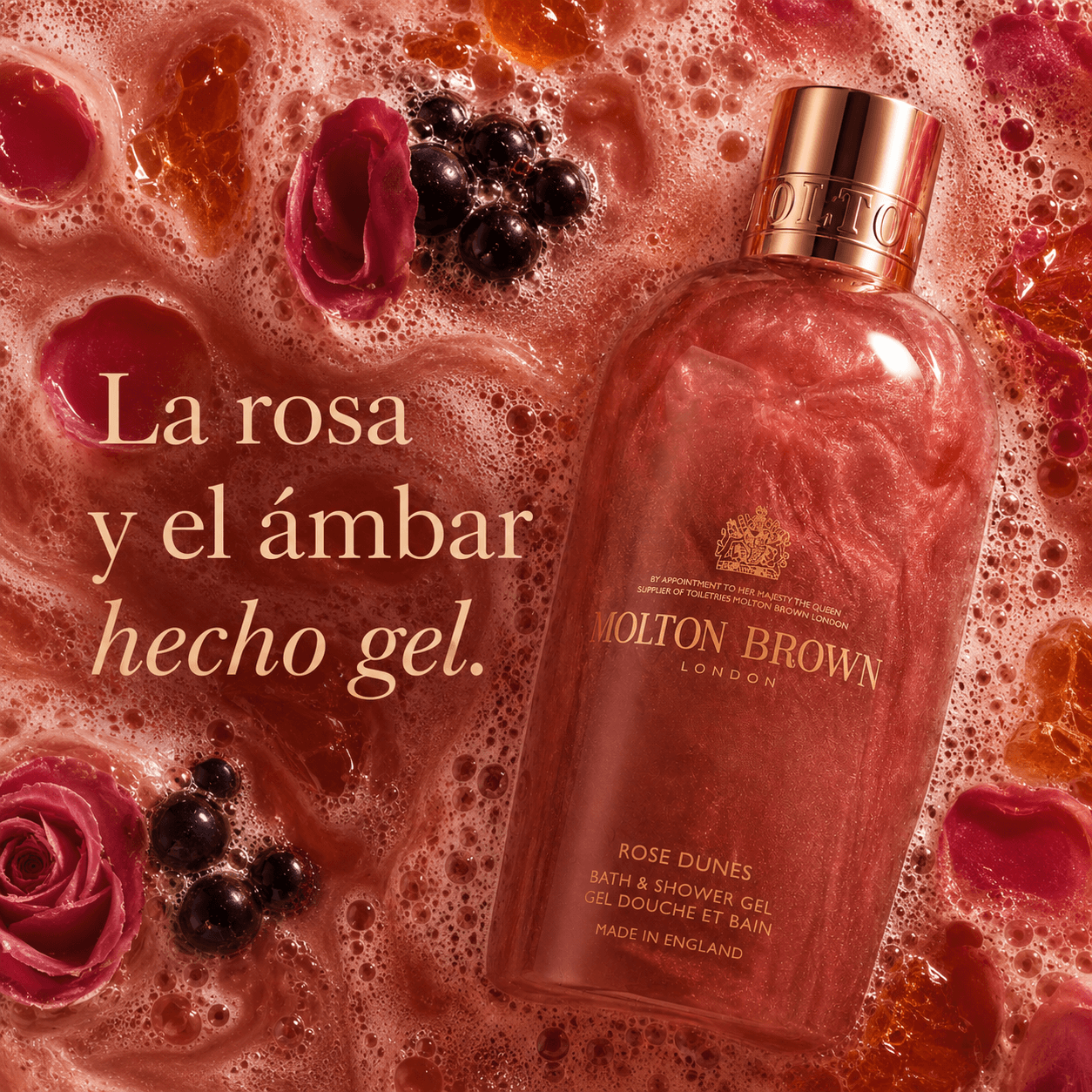 Molton Brown Rose Dunes- Gel de Baño Glitter 300ml