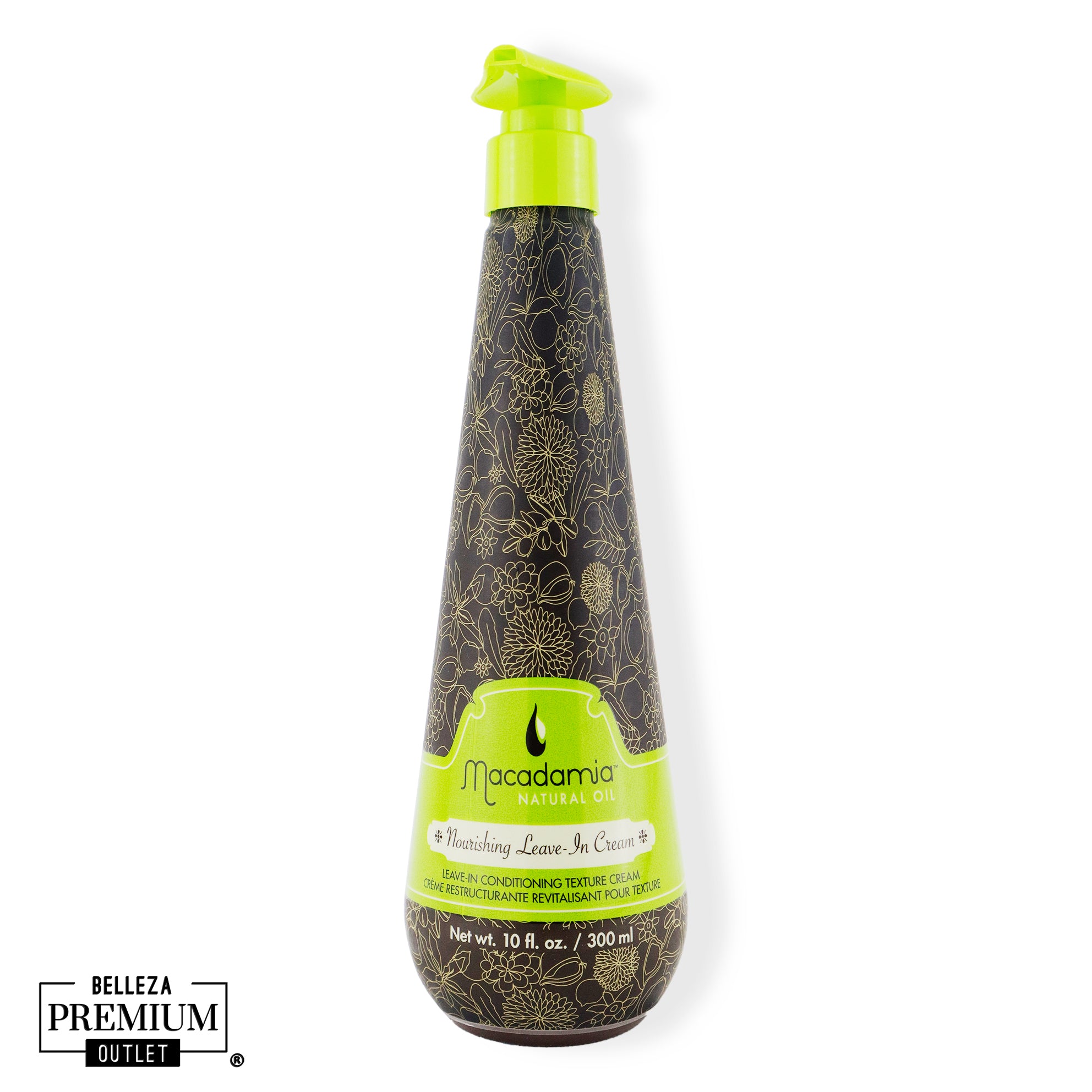 Macadamia Nourishing Leave-In Cream 300 ml | Hidratación, suavidad y control del frizz para todo tipo de cabello