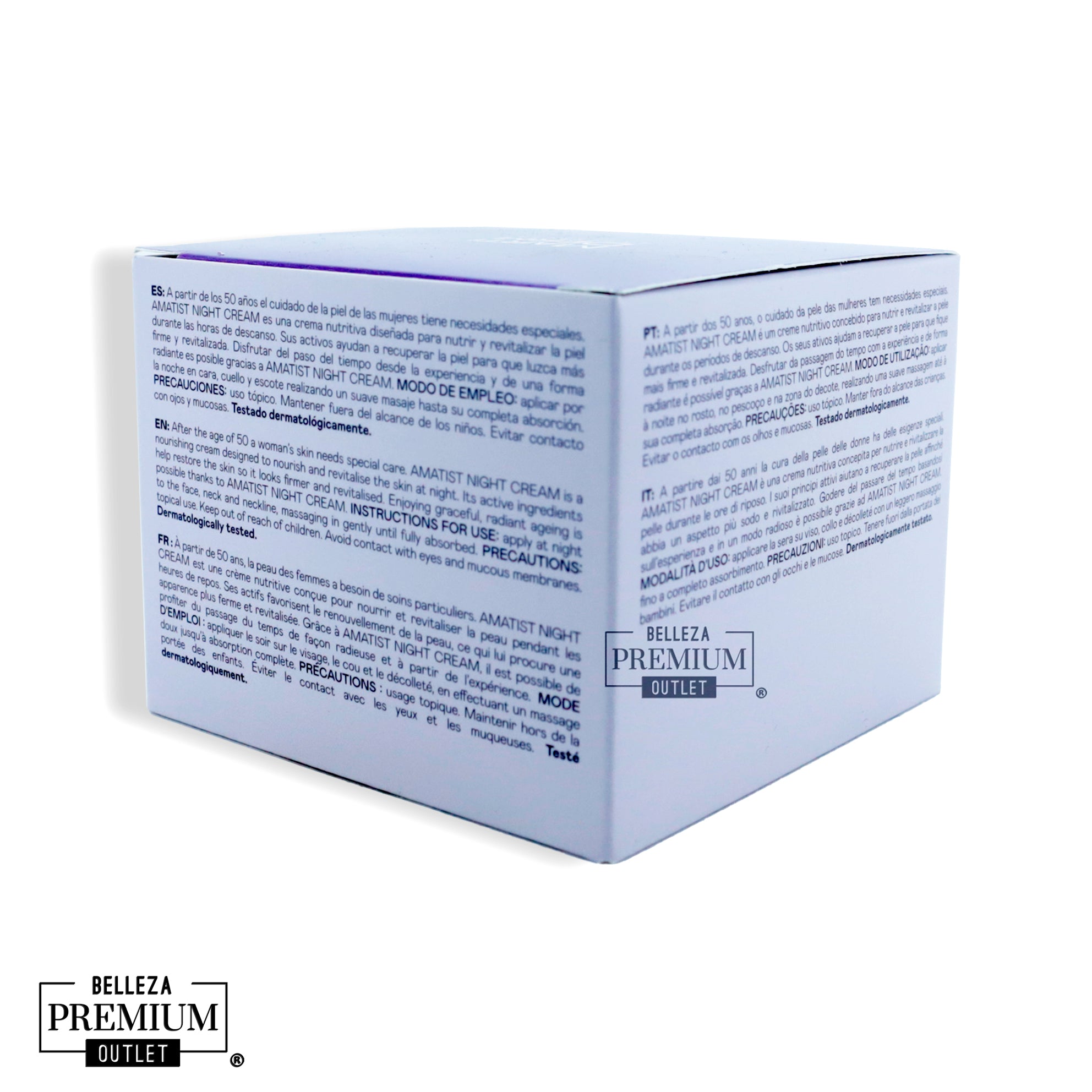 MartiDerm Amatist Night Cream 50ml | Crema Nocturna Reafirmante y Regeneradora