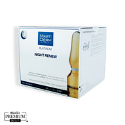MartiDerm Platinum Night Renew 30 Ampollas (EASY OPEN) | Renovación Nocturna y Antiedad para una Piel Más Firme y Luminosa