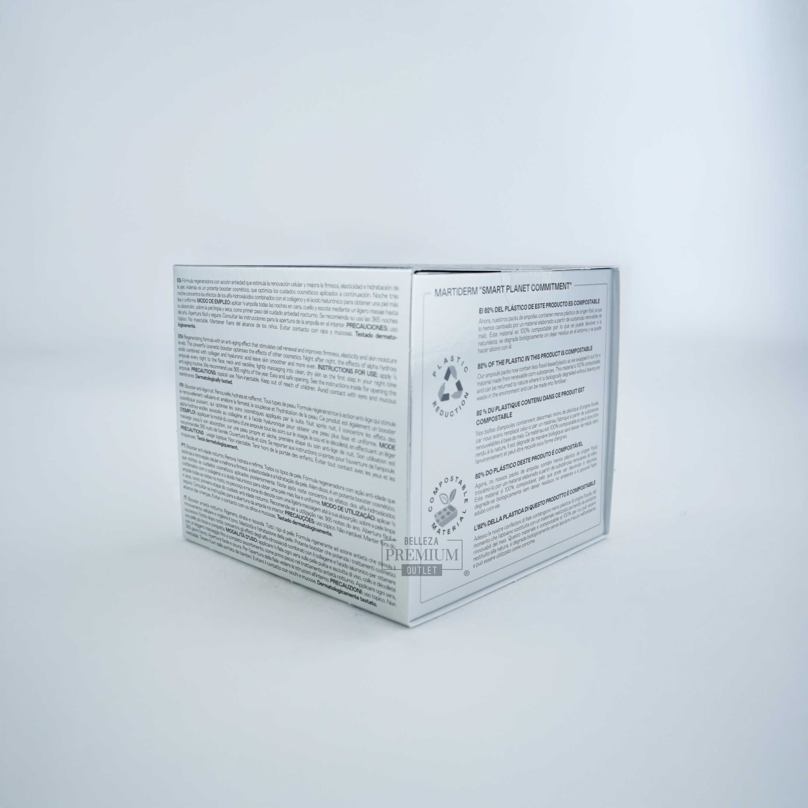 Martiderm PLATINUM NIGHT RENEW 30 Ampolletas (EASY OPEN)