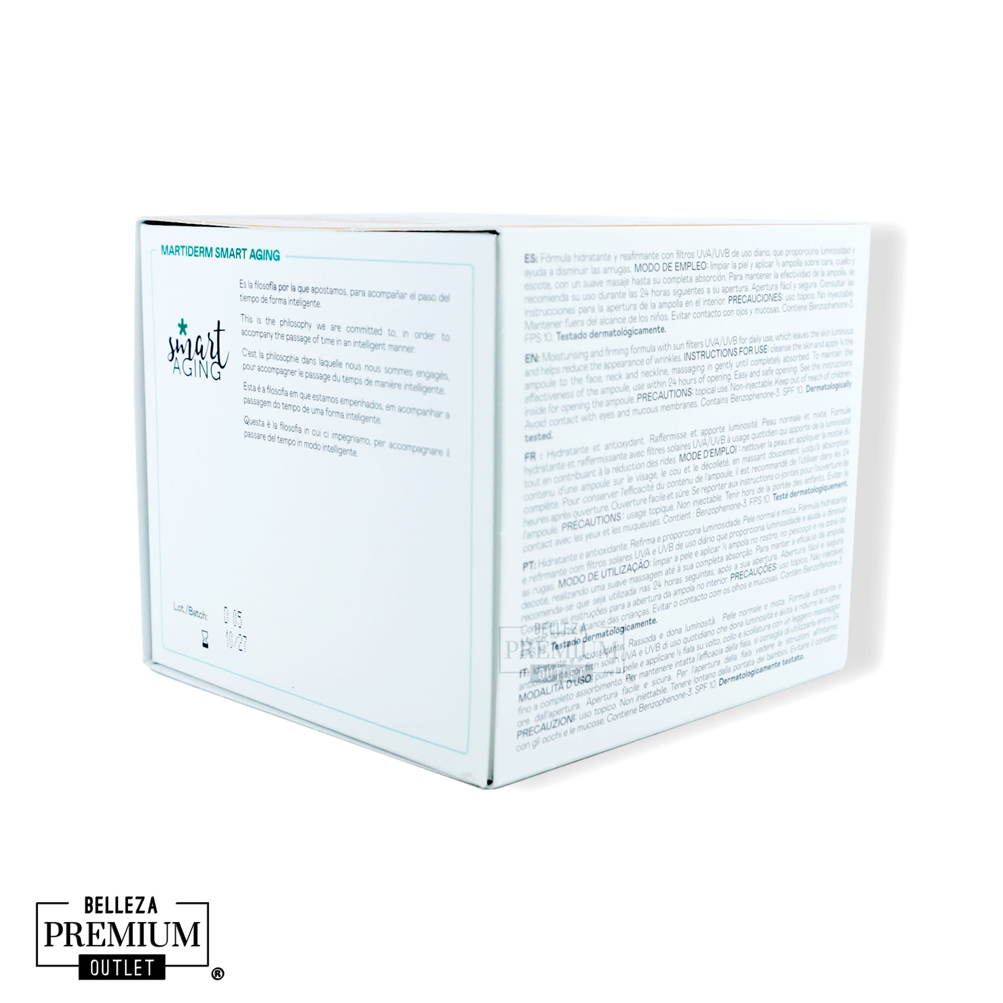 MartiDerm THE ORIGINALS PROTEOS HYDRA PLUS SP 30 Ampolletas (EASY OPEN) | Hidratación Intensa y Protección Antioxidante para la Piel