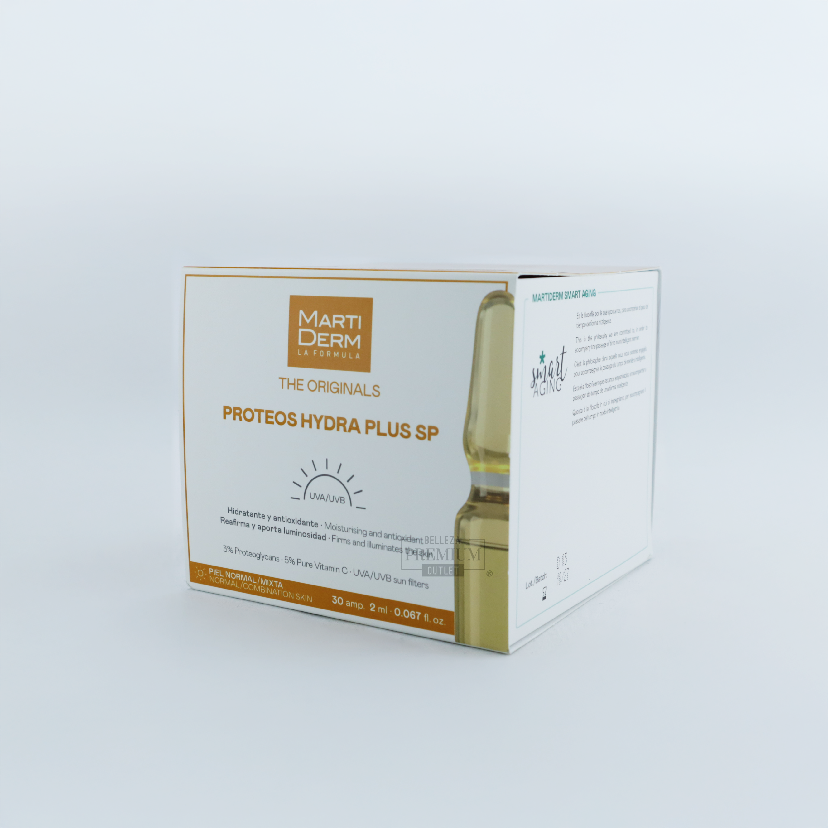 Martiderm THE ORIGINALS PROTEOS HYDRA PLUS SP 30 Ampolletas (EASY OPEN)