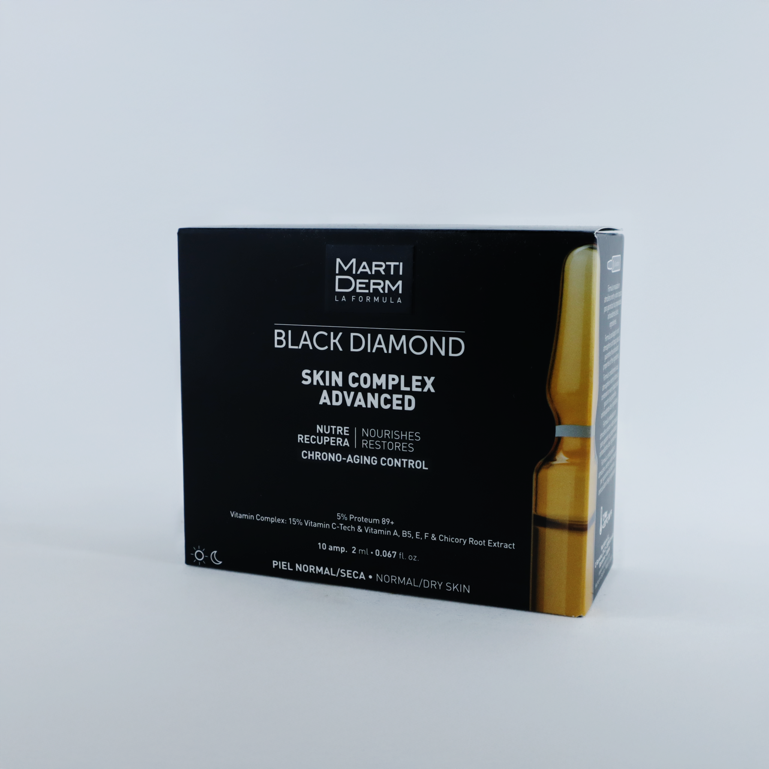 Martiderm black diamond skin complex advanced 10 ampolletas