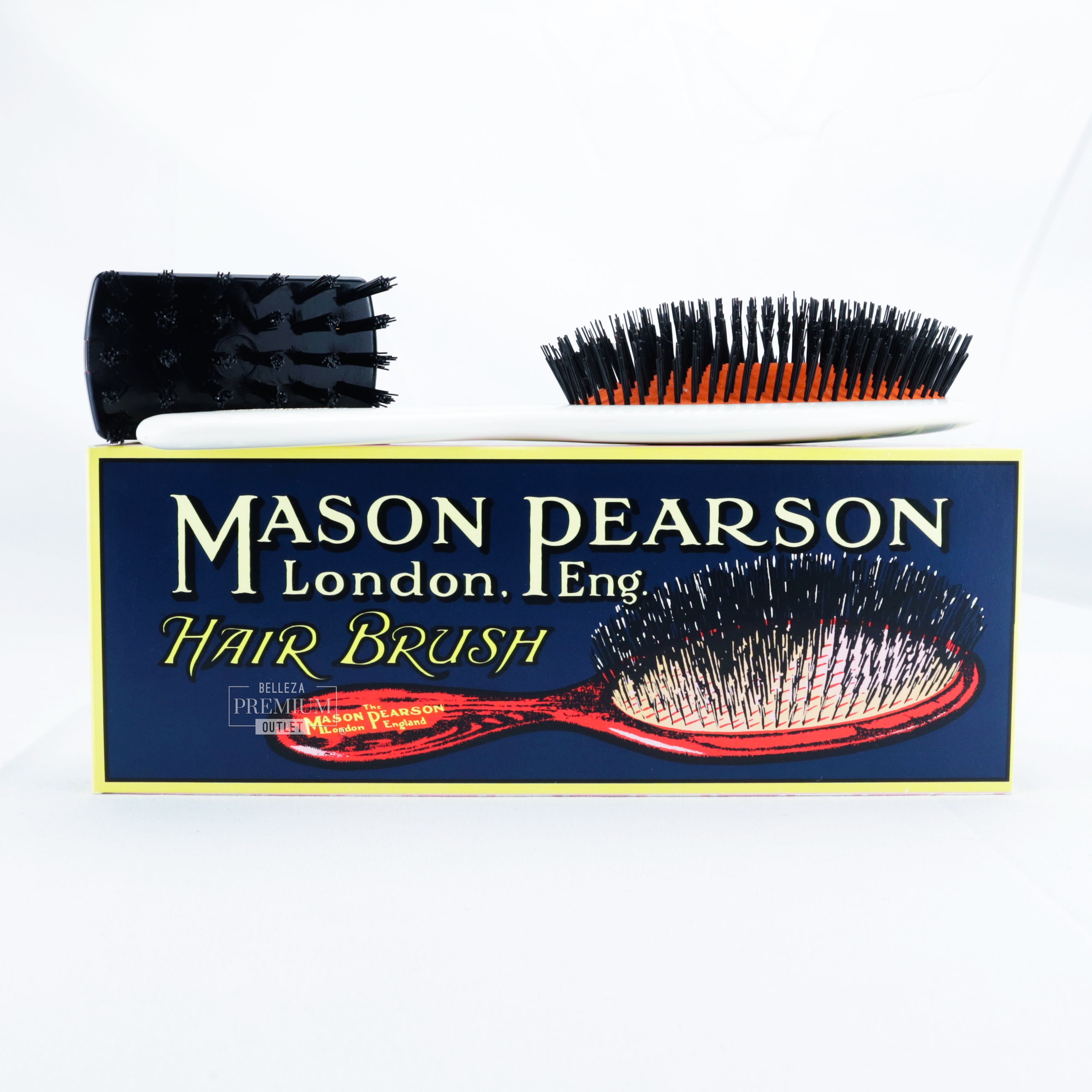 Mason Pearson B2 Small Extra Bristle Wit: Elegancia y Cuidado Premium para Tu Cabello