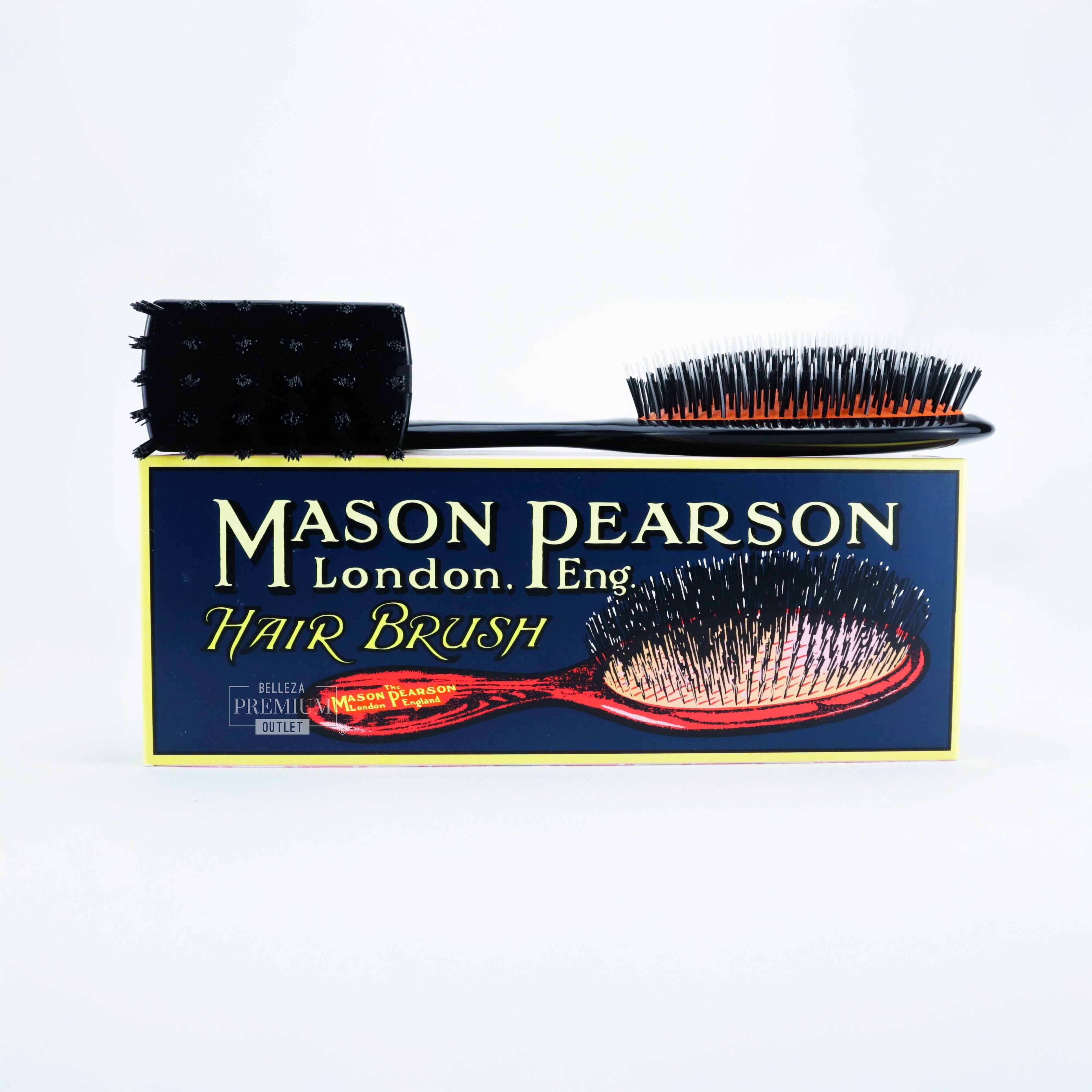 Mason Pearson BN3 Handy Bristle & Nylon Zwart: La Combinación Perfecta de Fuerza y Suavidad para un Cabello Radiante