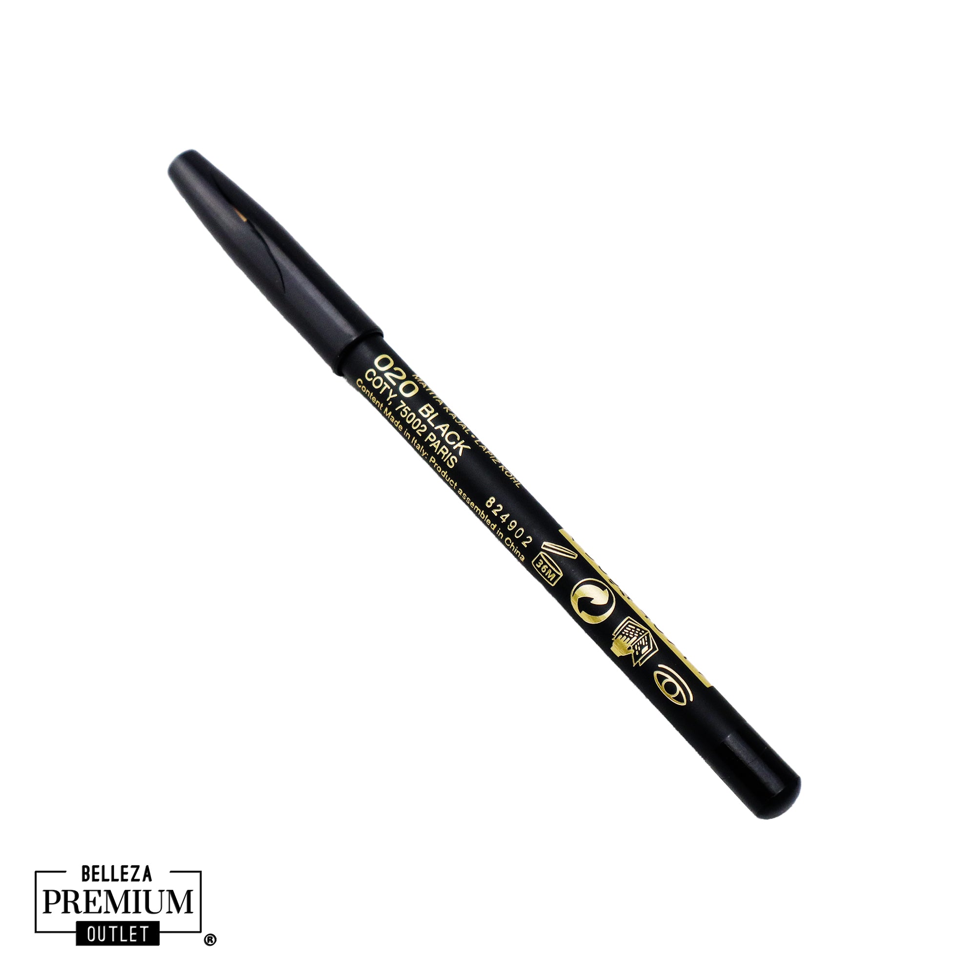Max Factor Kohl Pencil 020 Black | Lápiz de Ojos Intensamente Negro y de Larga Duración