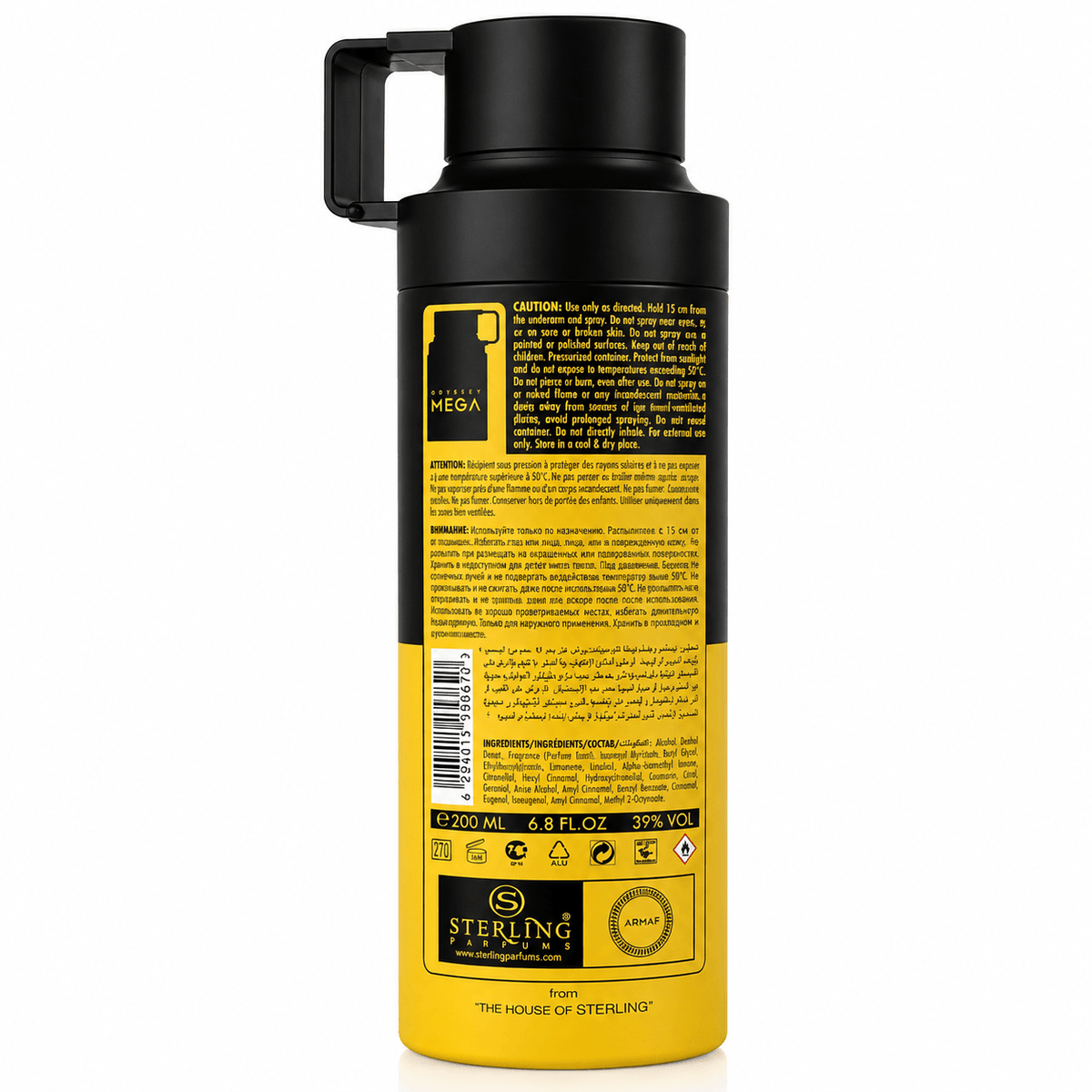 Armaf Odyssey Mega-Body Spray 200 ml