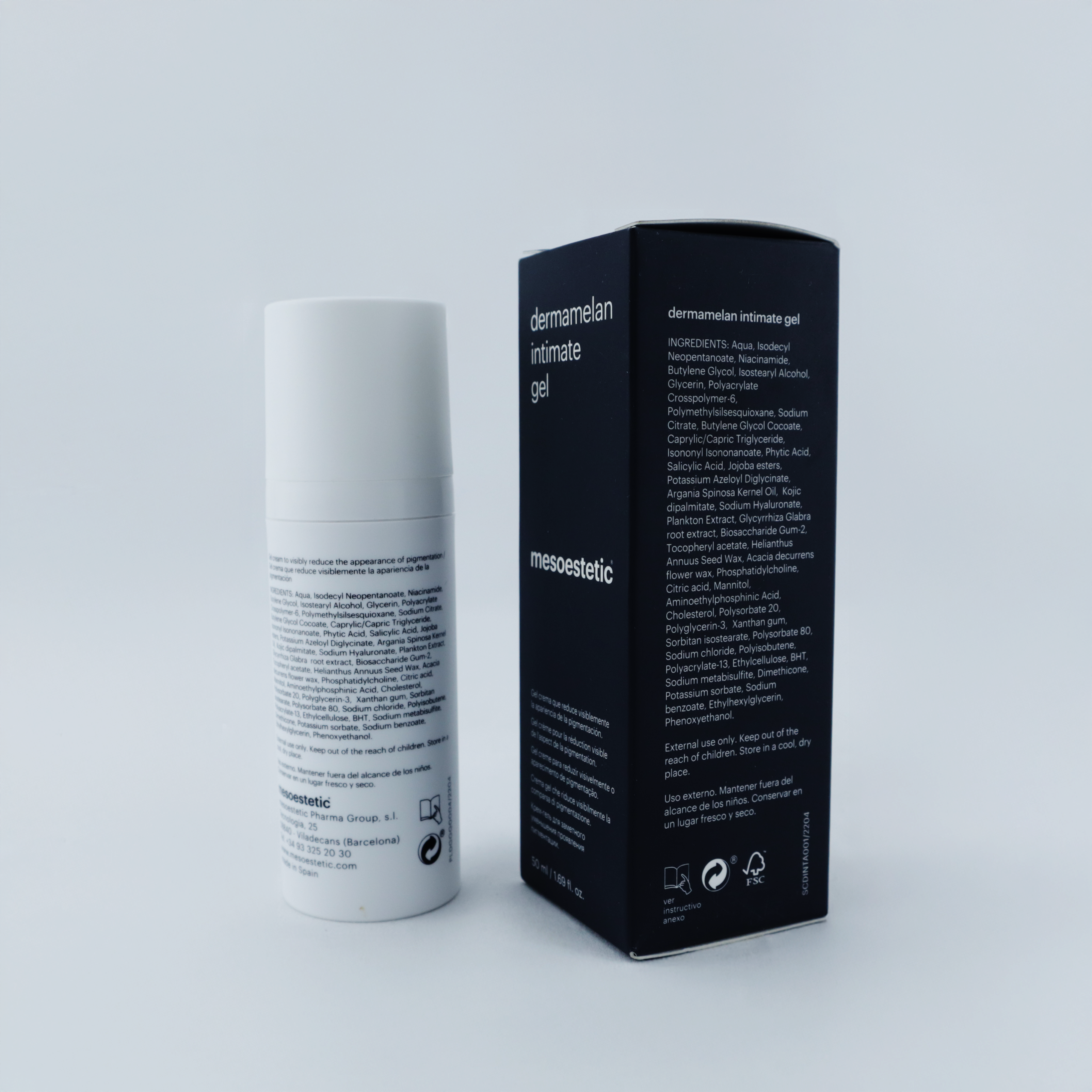 Mesoestetic Dermamelan Intimate Home Depigmentation Gel Cream 50ml – Confianza, Luminosidad y Equilibrio para tu Piel Íntima
