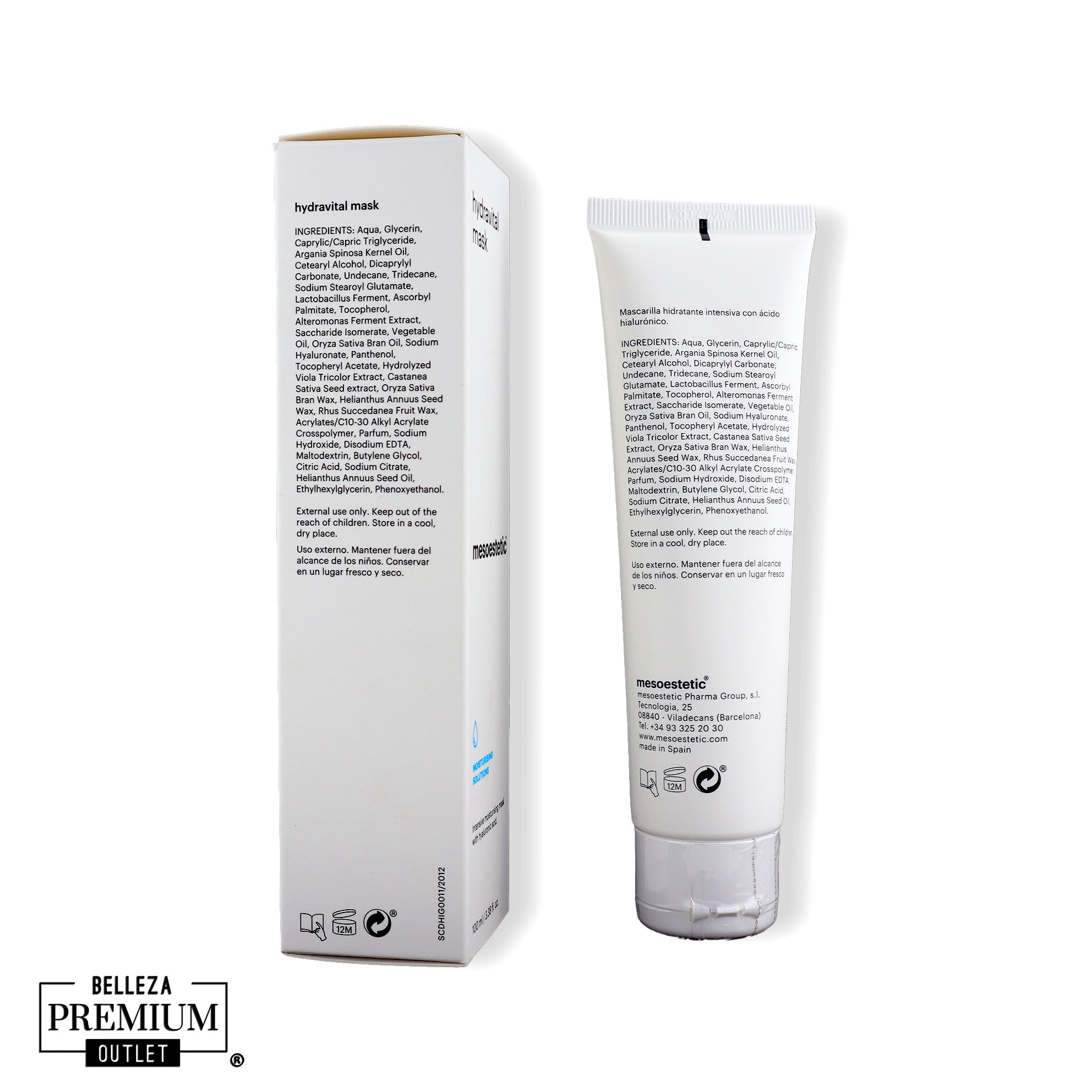 Mesoestetic Hydravital Mask – Hidratación Intensiva, Confort Inmediato y Piel Renovada