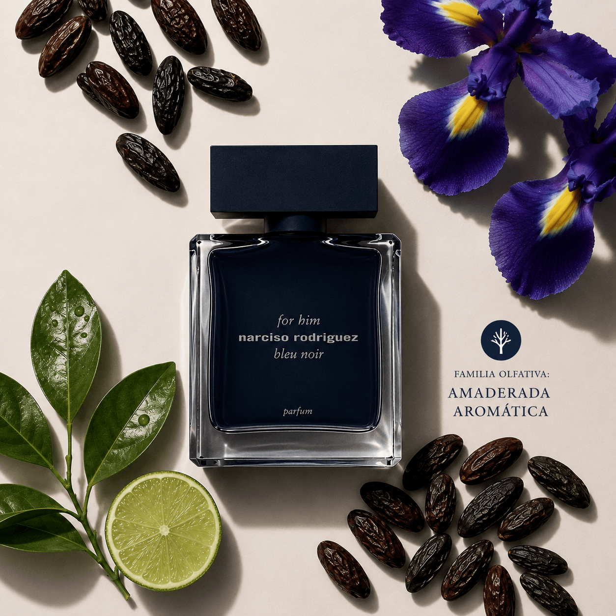 NARCISO RODRIGUEZ FOR HIM BLEU NOIR 100ml-Fragancia masculina Sofisticada
