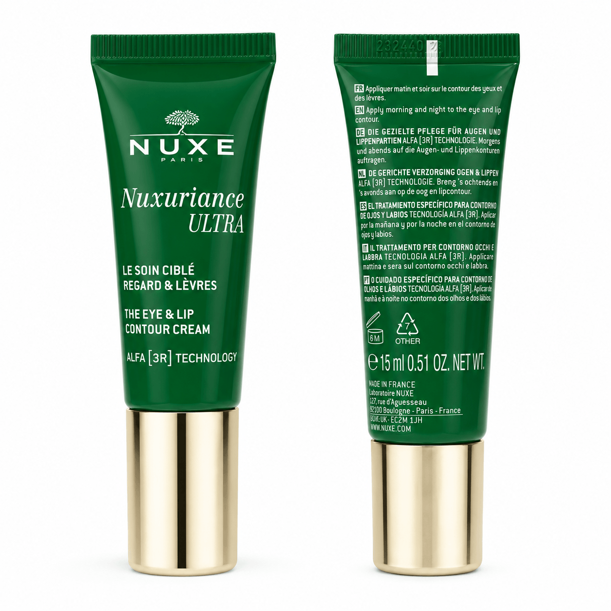 Nuxe Nuxuriance Ultra-Contorno de Ojos y Labios 15ml