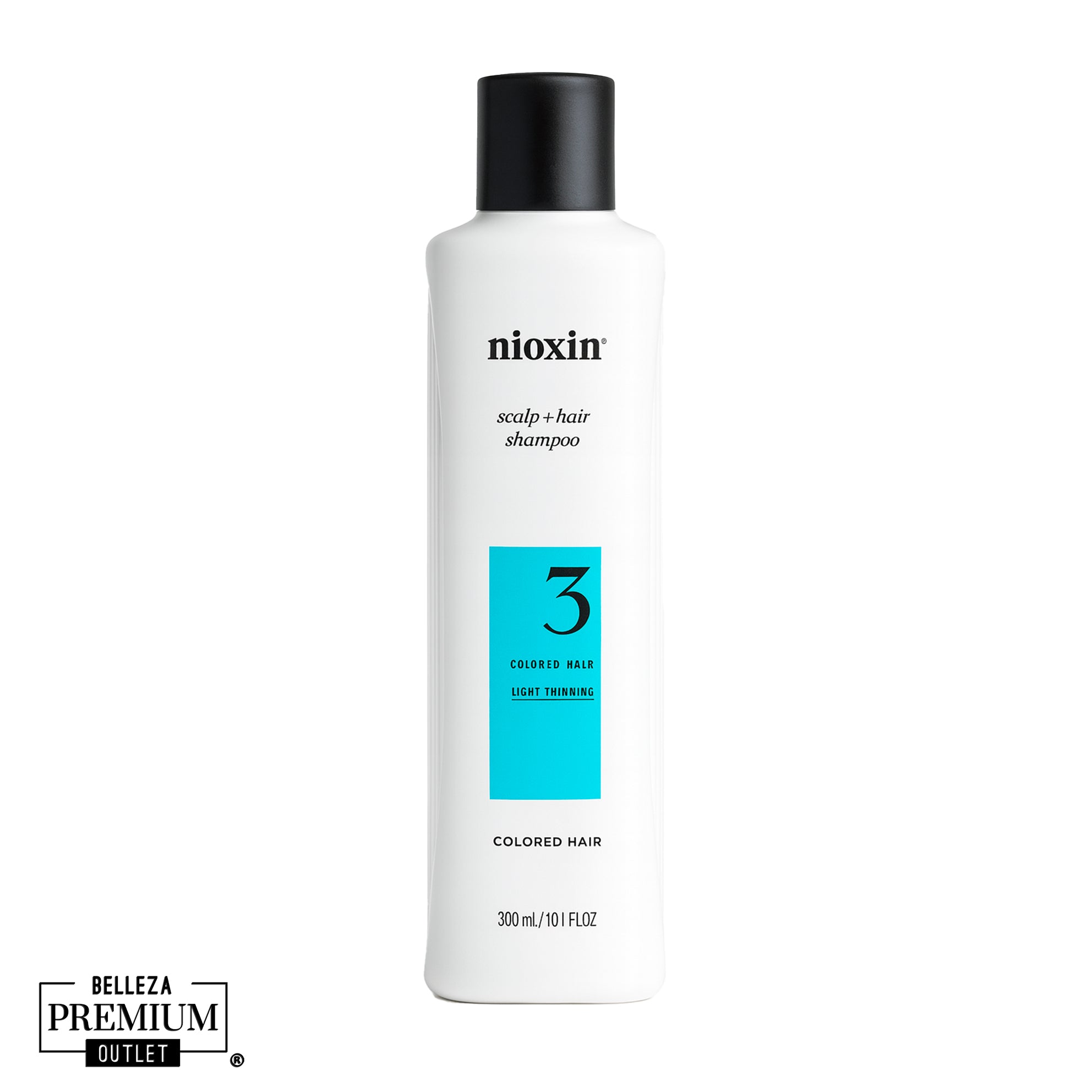Nioxin System 3 Cleanser 300ml – Limpieza Profunda y Protección para Cabello Fino y Débil