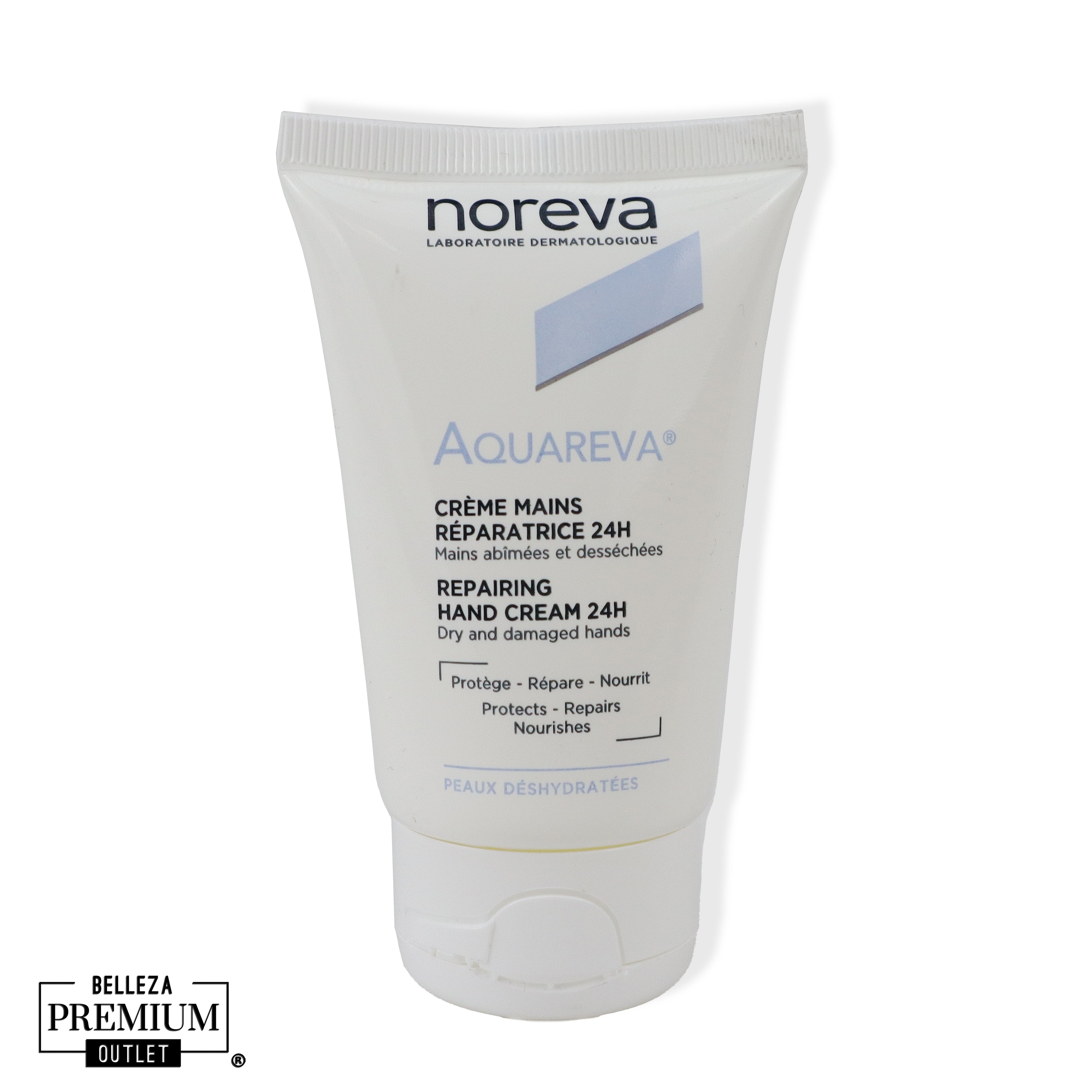 Noreva Aquareva Repairing Hand Cream – Hidratación intensa 24h para manos suaves y reparadas.