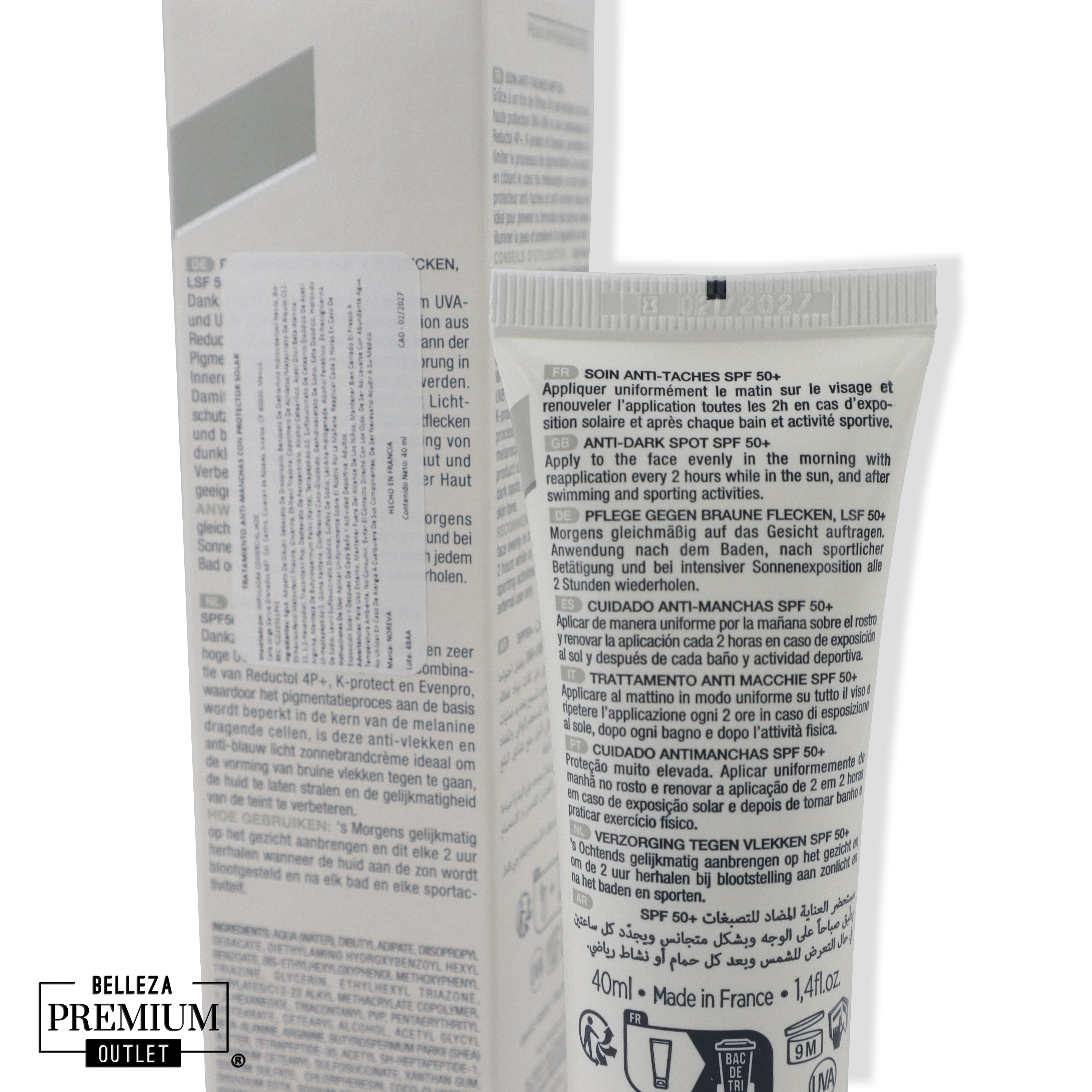 Noreva Trio White XP SPF 50+ – Protección Solar Avanzada y Cuidado Antimanchas en un Solo Paso