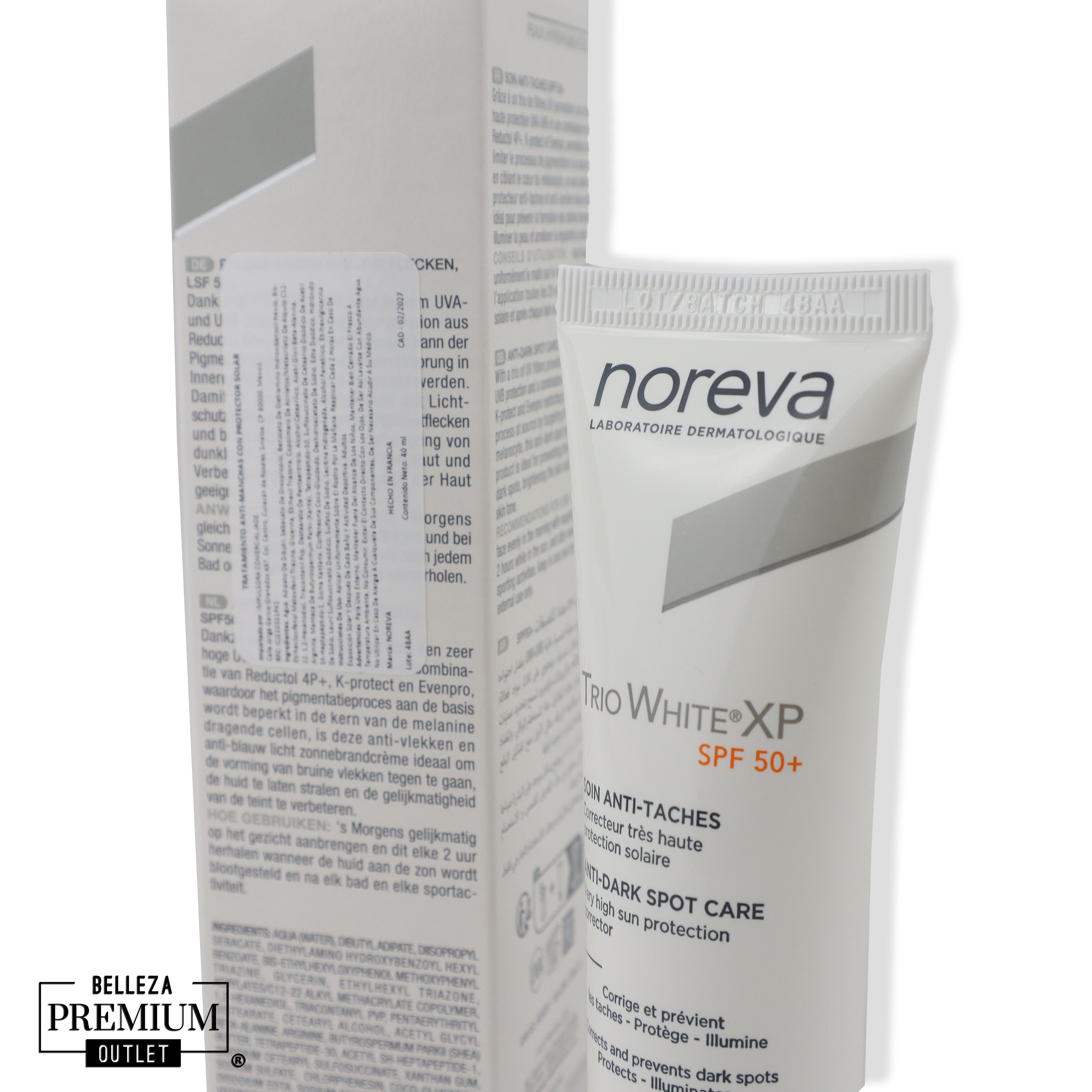Noreva Trio White XP SPF 50+ – Protección Solar Avanzada y Cuidado Antimanchas en un Solo Paso