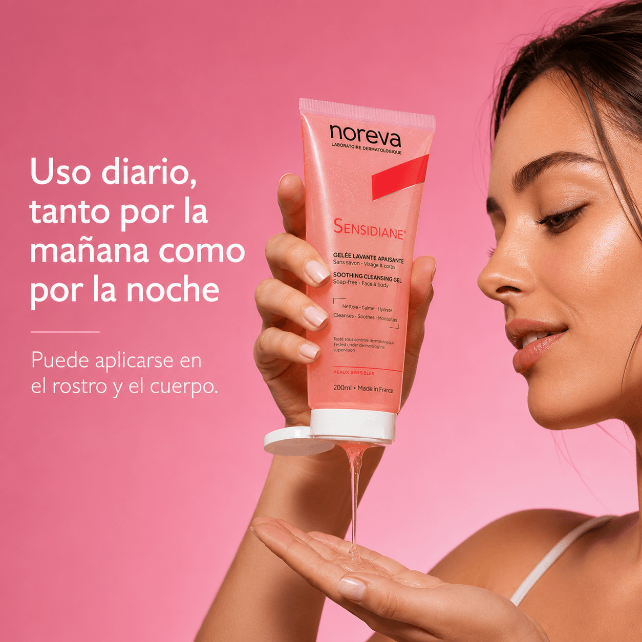 Noreva Sensidiane-Gel Limpiador Piel y Rostro 200ml