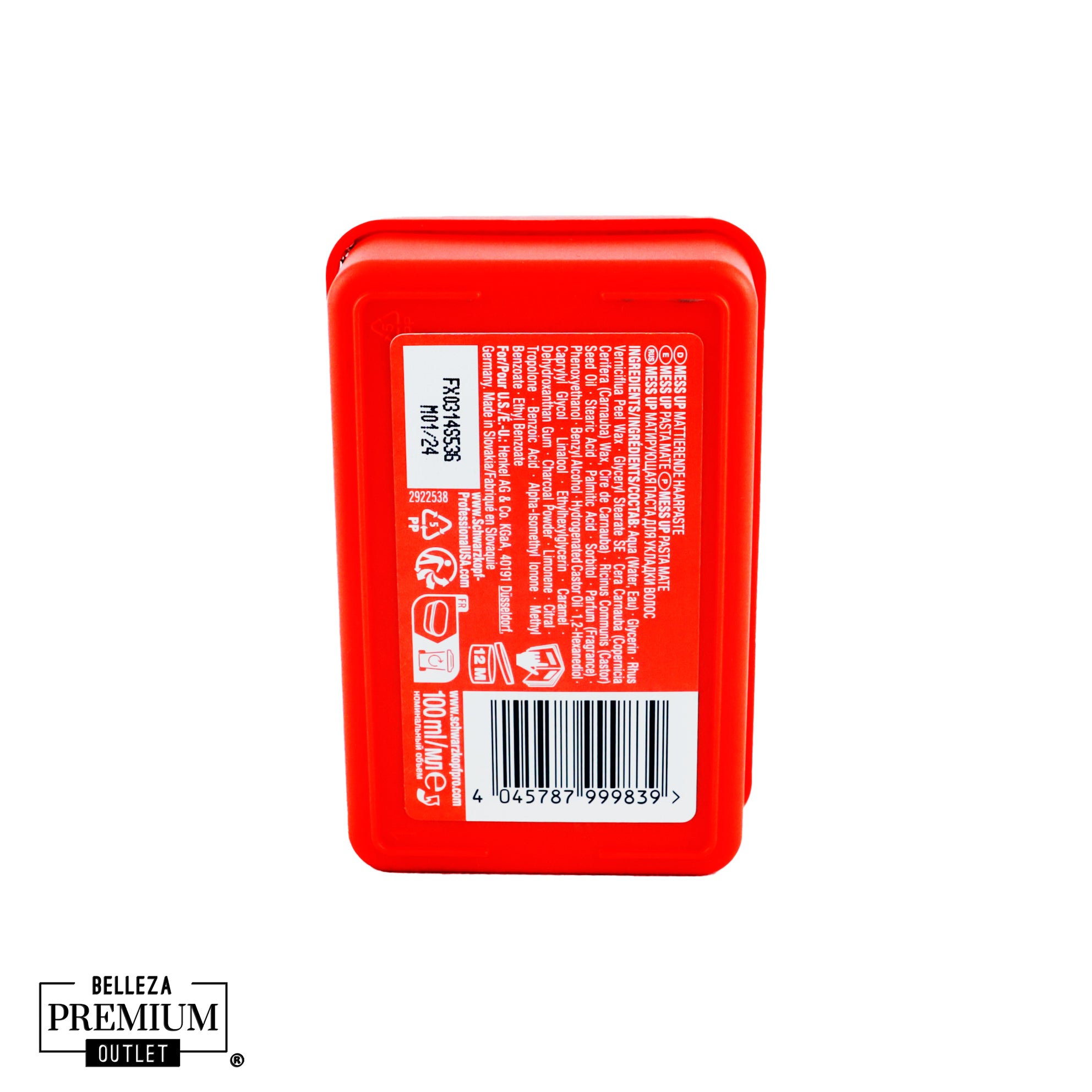 Schwarzkopf OSiS+ MESS UP Matte Paste 100ml