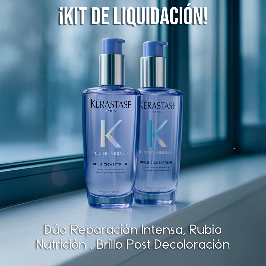 Kérastase Blond Absolu Huile Cicaextreme: Dúo Rizos Hidratados – Definición Ligera & Suavidad Diaria