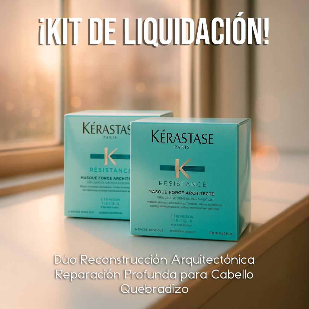 Kérastase Résistance Masque Force Architecte:Dúo Reconstrucción Arquitectónica – Reparación Profunda para Cabello Quebradizo