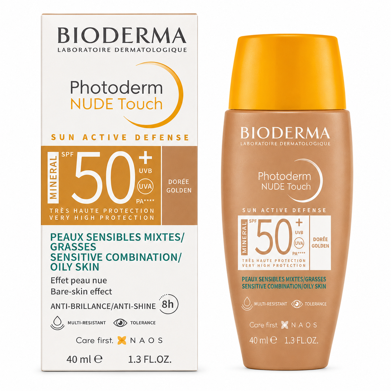 Bioderma Photoderm Nude Touch Dorado FPS 50+ 40ml: ¡El Asombroso Protector Solar con Toque de Color y Acabado Perfecto!