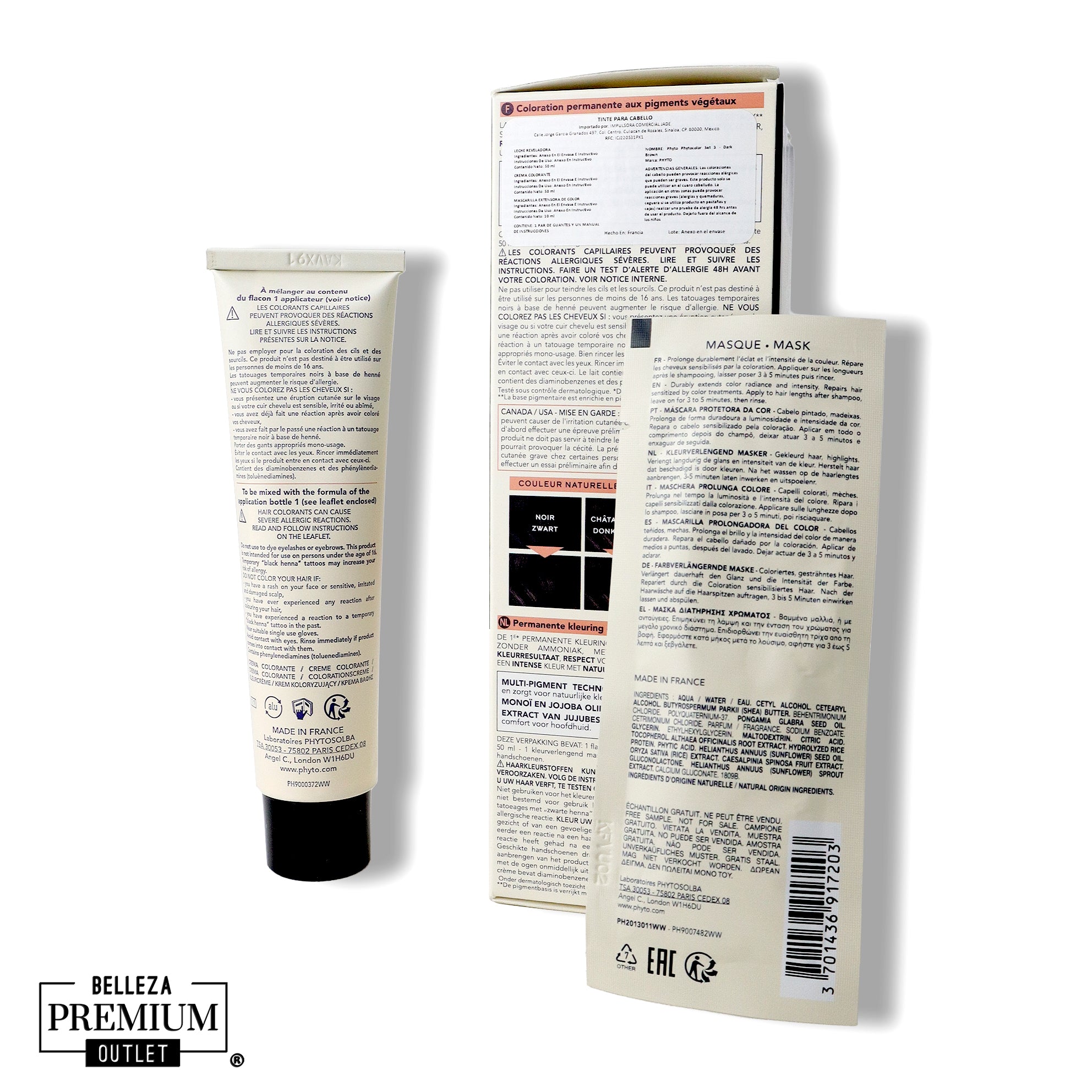 Phyto Phytocolor Set 3 – Dark Brown