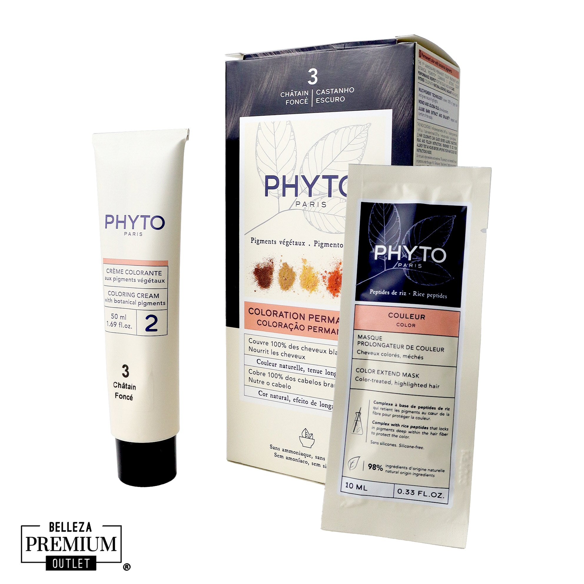 Phyto Phytocolor Set 3 – Dark Brown