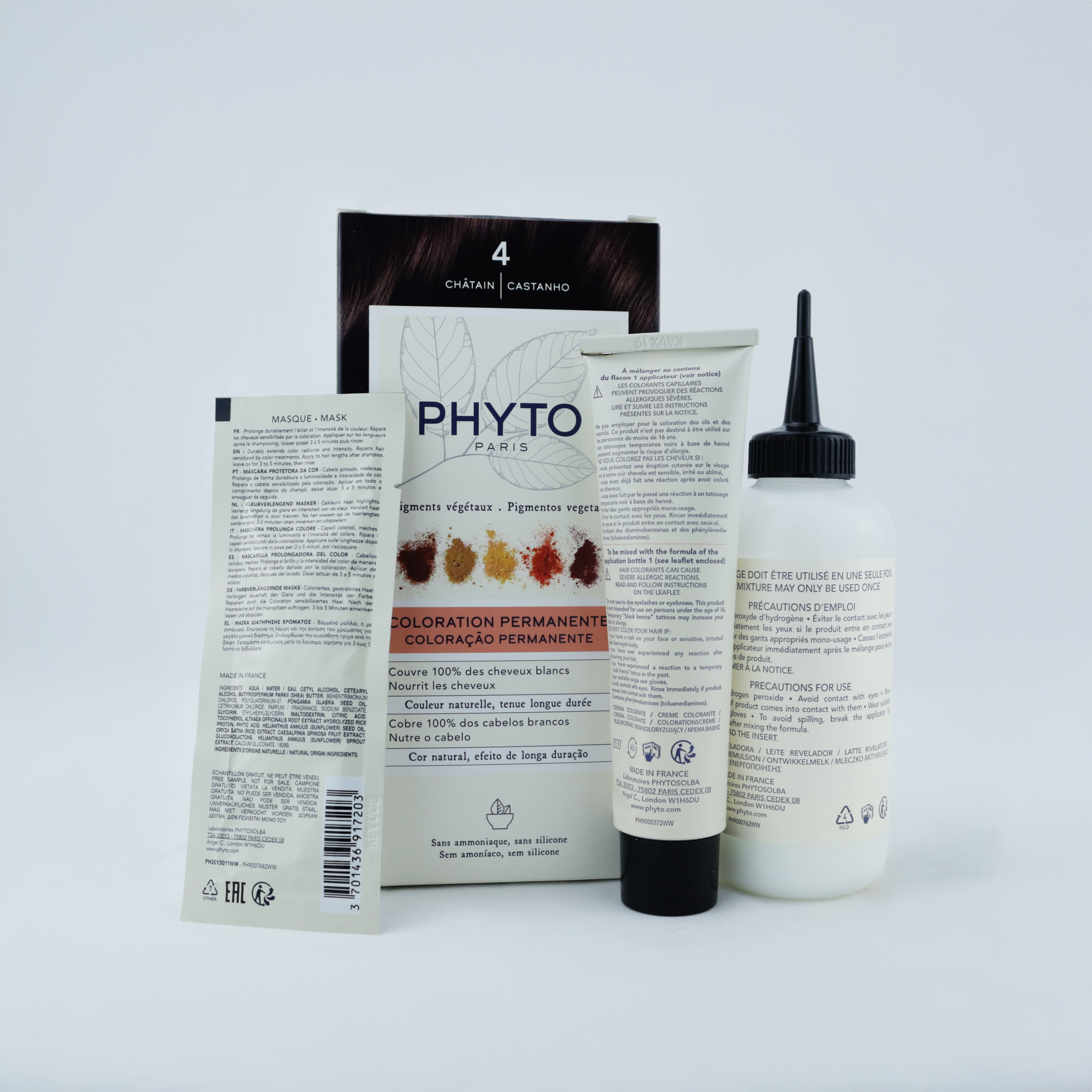 Phyto Phytocolor Set 5.3 Light G. Brown: Tu Tinte Favorito para un Castaño Radiante