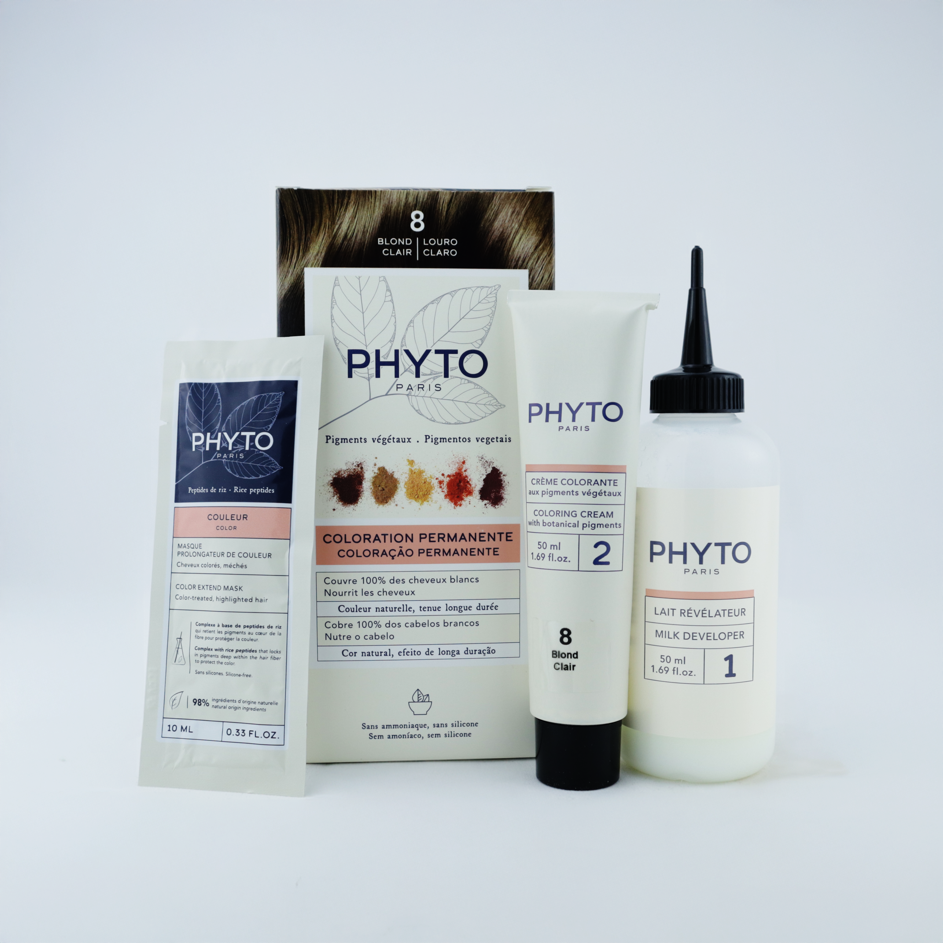 Phyto Phytocolor Set 8 - Light Blonde: El color fascinante que tu cabello siempre soñó