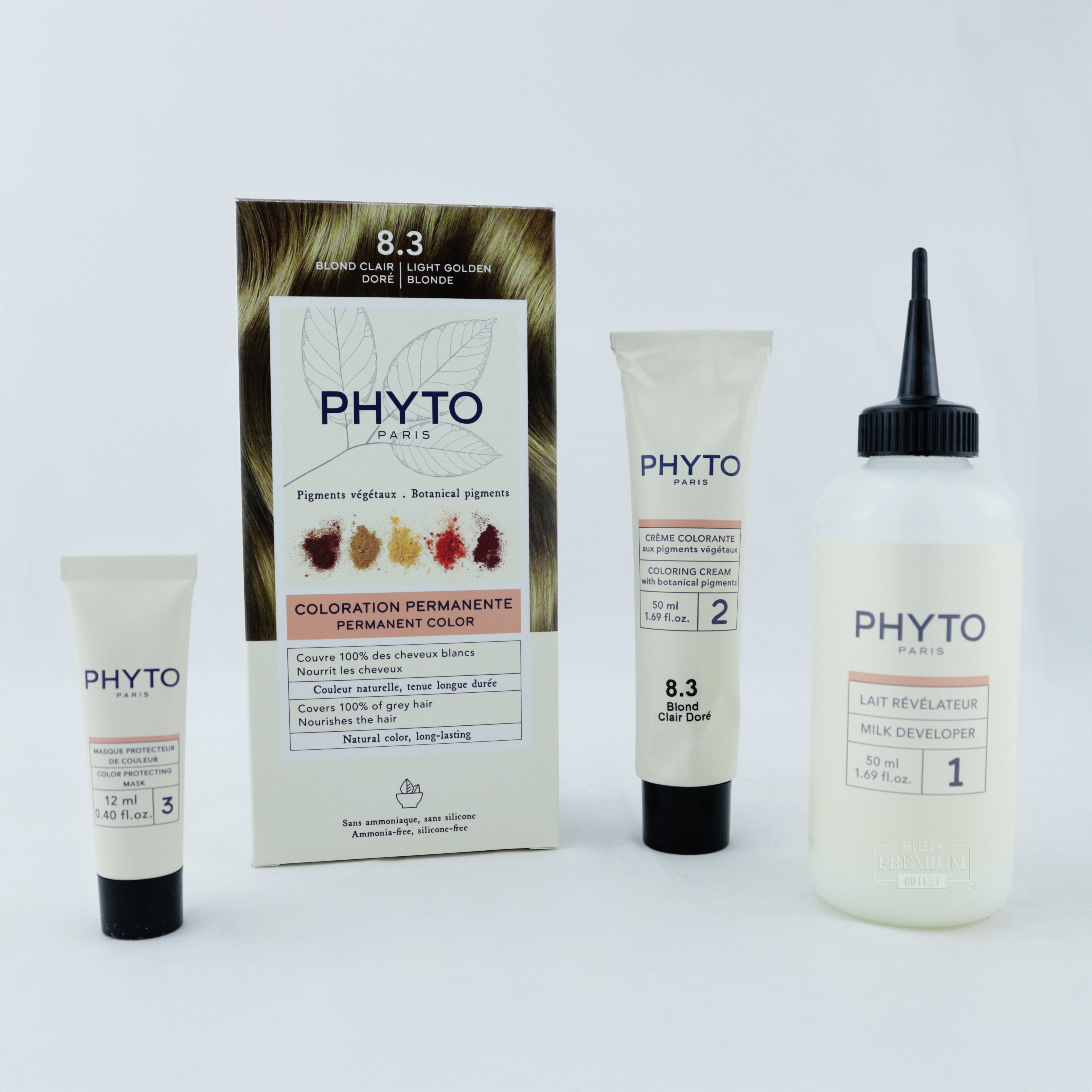 Phyto Phytocolor Set Light G. Blond 8.3 - Un asombroso rubio dorado lleno de vida