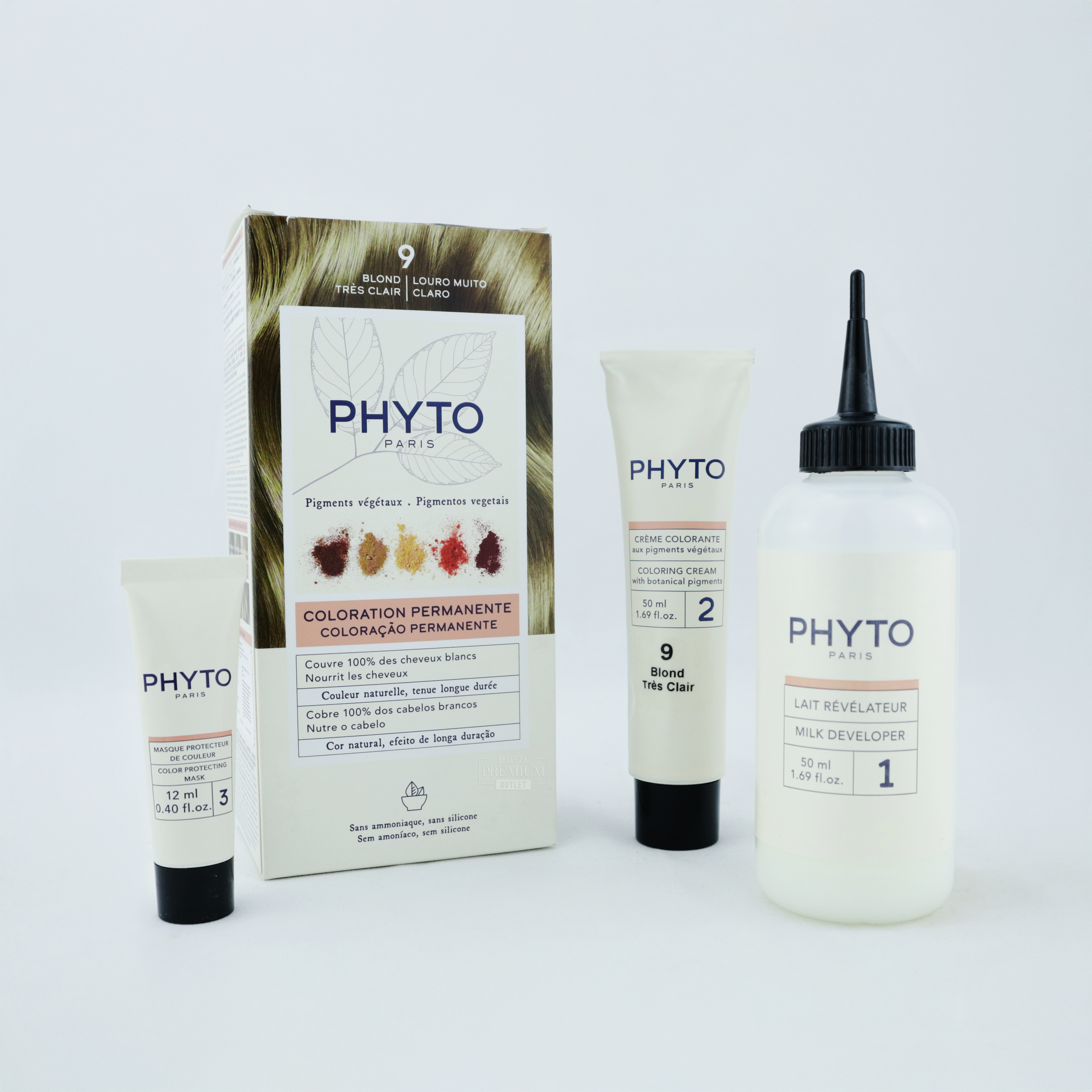 Phyto Phytocolor Set 9 - Very L. Blonde: El Poderoso Tinte Natural para un Rubio Deslumbrante