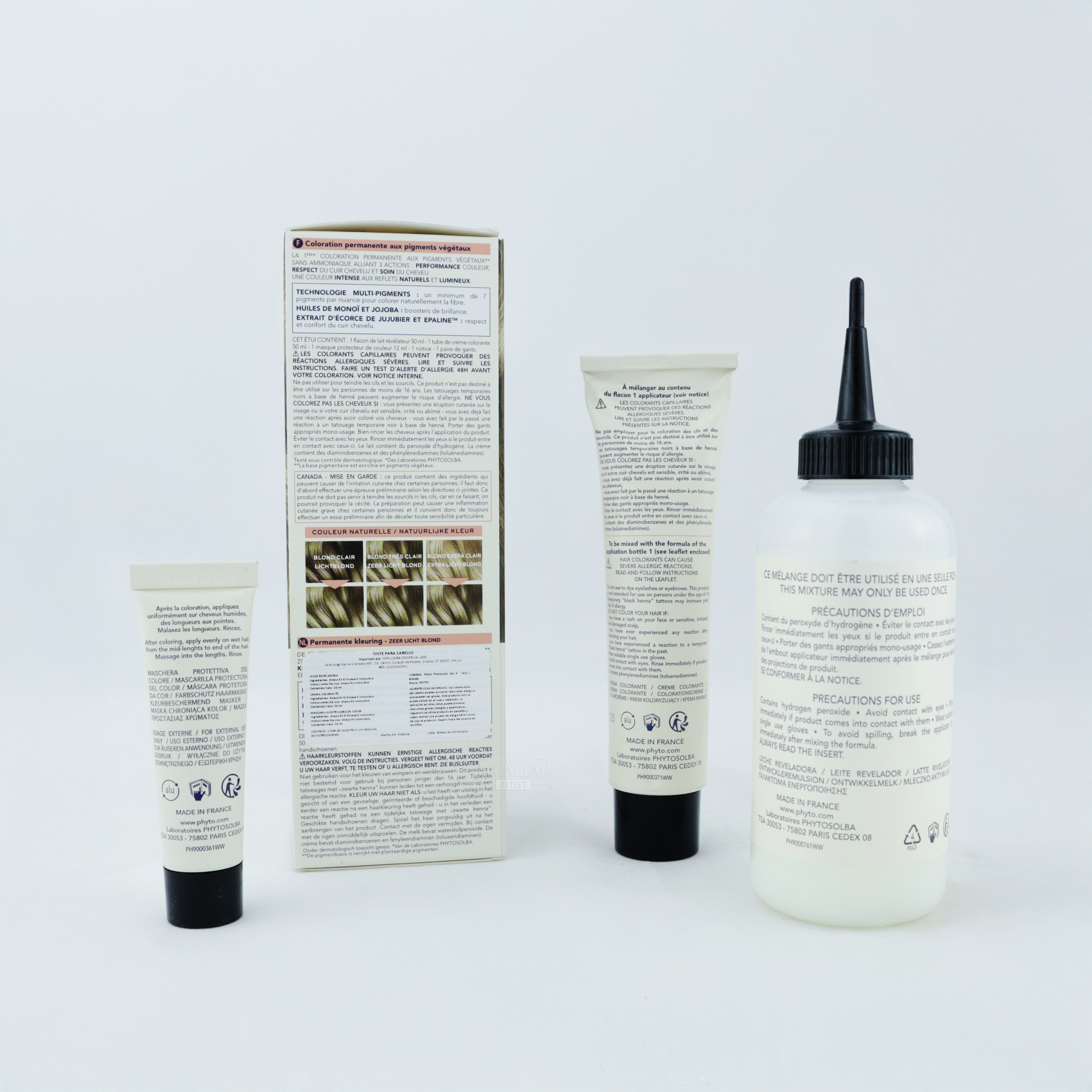 Phyto Phytocolor Set 9 - Very L. Blonde: El Poderoso Tinte Natural para un Rubio Deslumbrante