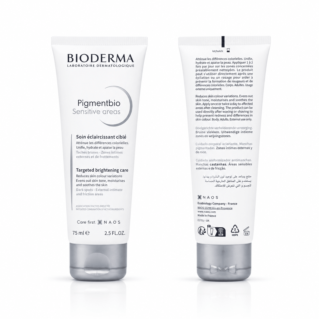 Bioderma Pigmentbio Sensitive Areas 75ml – Crema Despigmentante para Zonas Sensibles