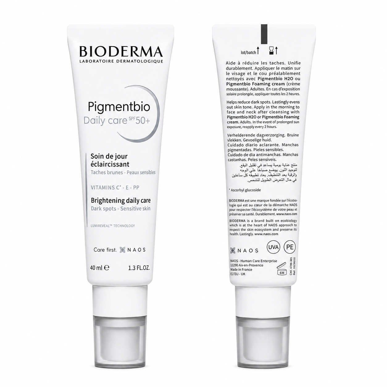 Bioderma Pigmentbio Daily Care SPF50+ 40ml – Protección Solar Despigmentante para Piel con Manchas