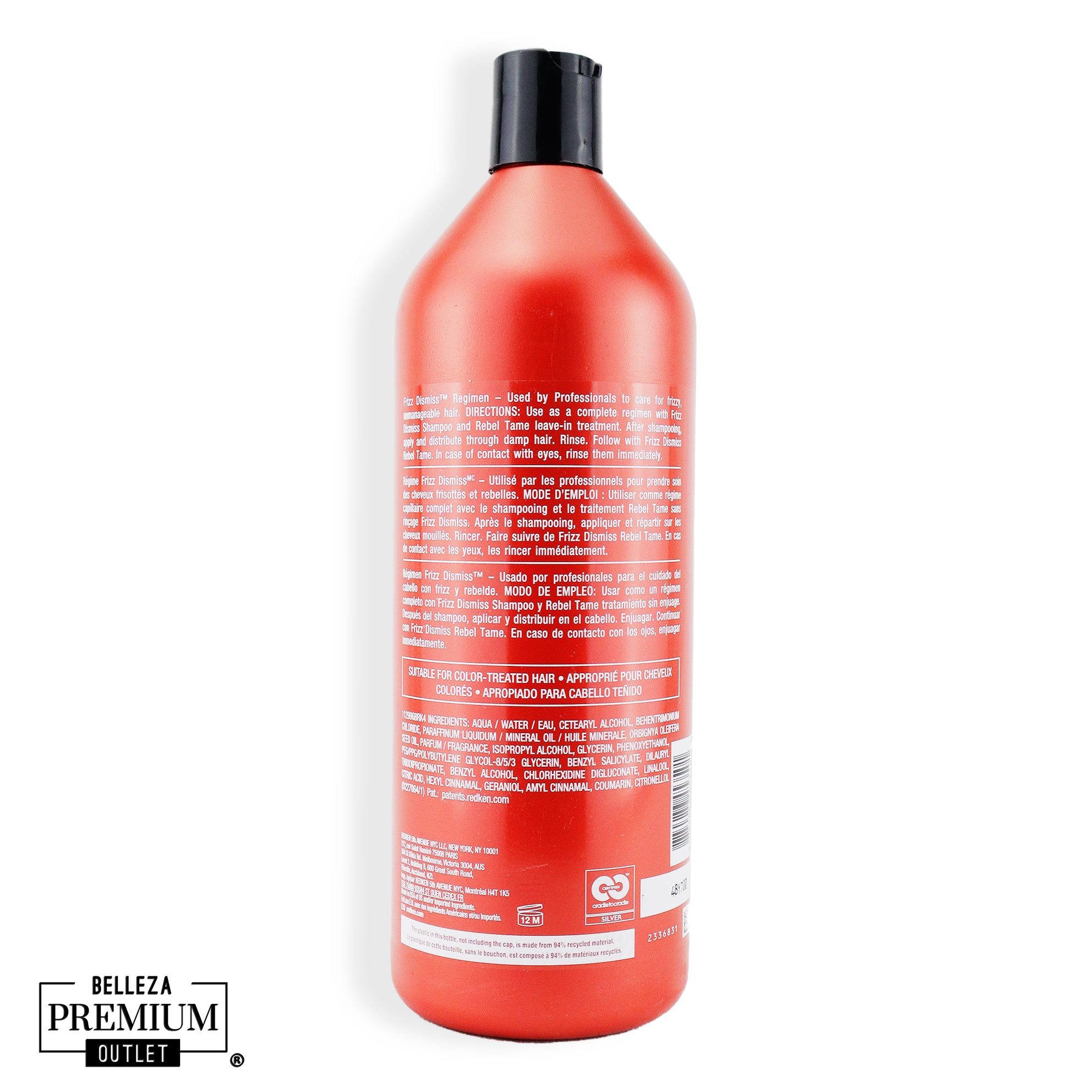 Redken Frizz Dismiss Conditioner 1000ml – Acondicionador Anti-Frizz y Control Total del Cabello