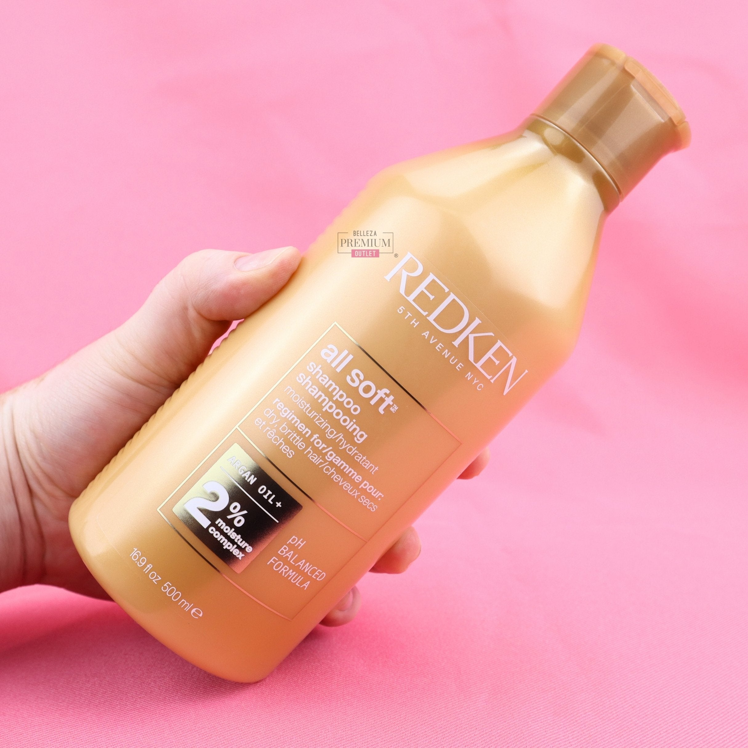 Redken All Soft Shampoo 500ml: Nutrición capilar para un cabello fabuloso