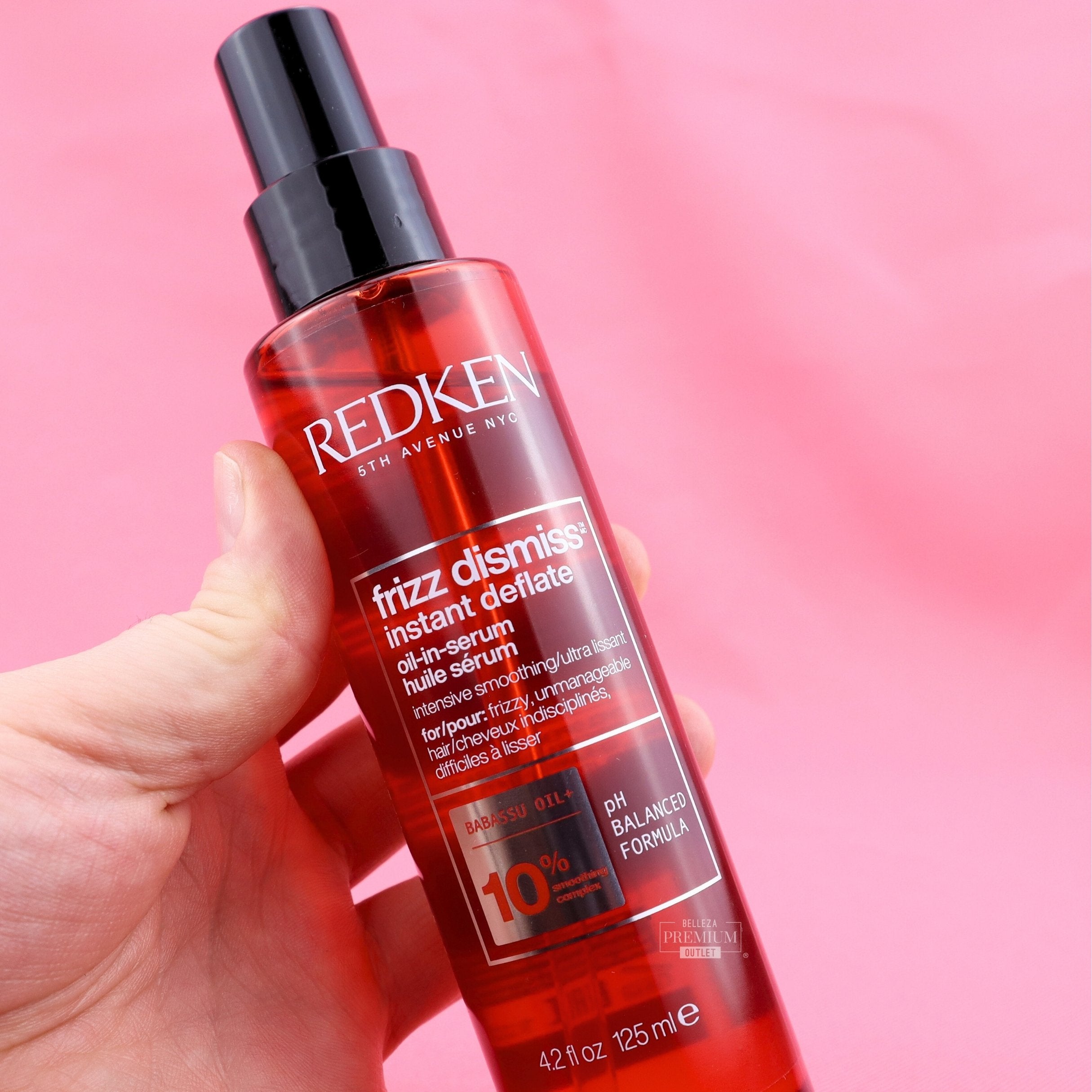 Redken Frizz Dismiss Instant Deflate Oil-In-Serum 125ml: Serum Innovador que combate el frizz y encrespamiento