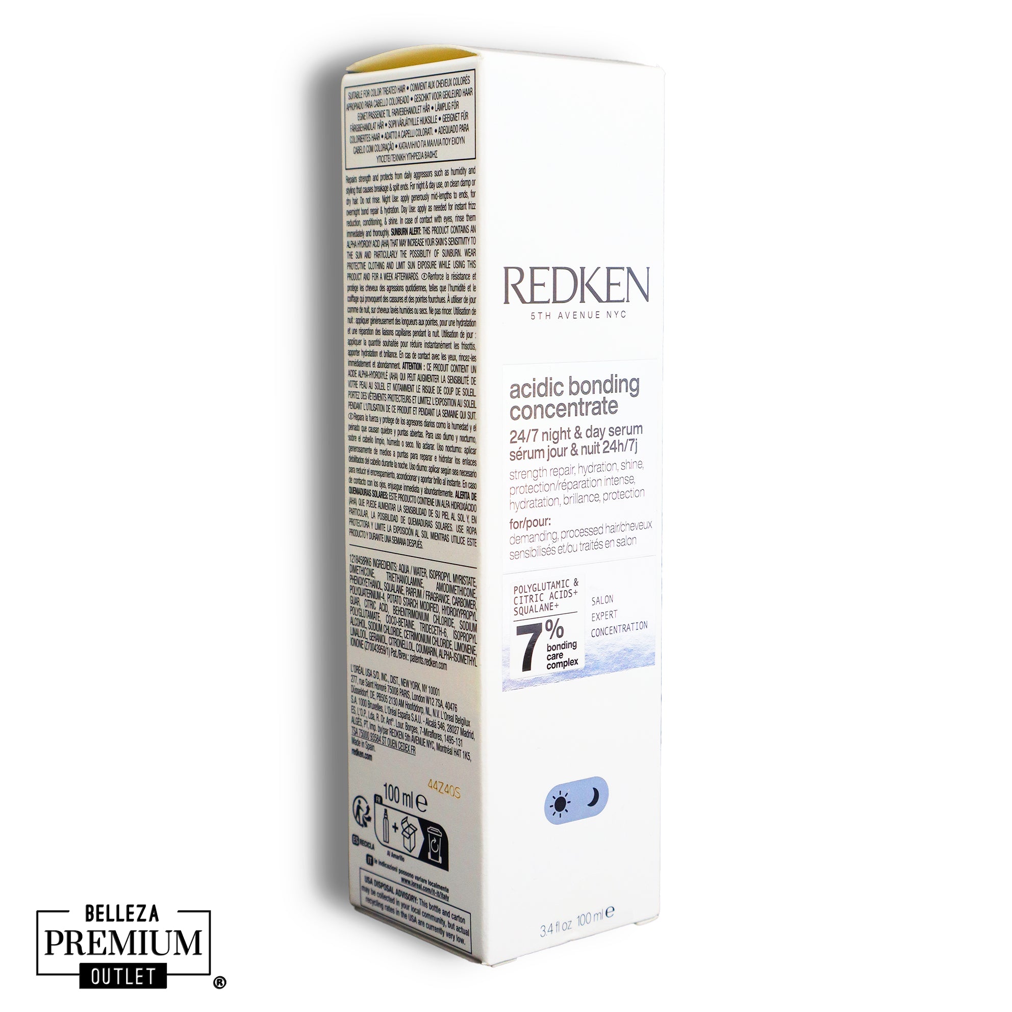 Redken Acidic Bonding Serum 24/7 – Reparación Continua, Fuerza Máxima y Protección Todo el Día