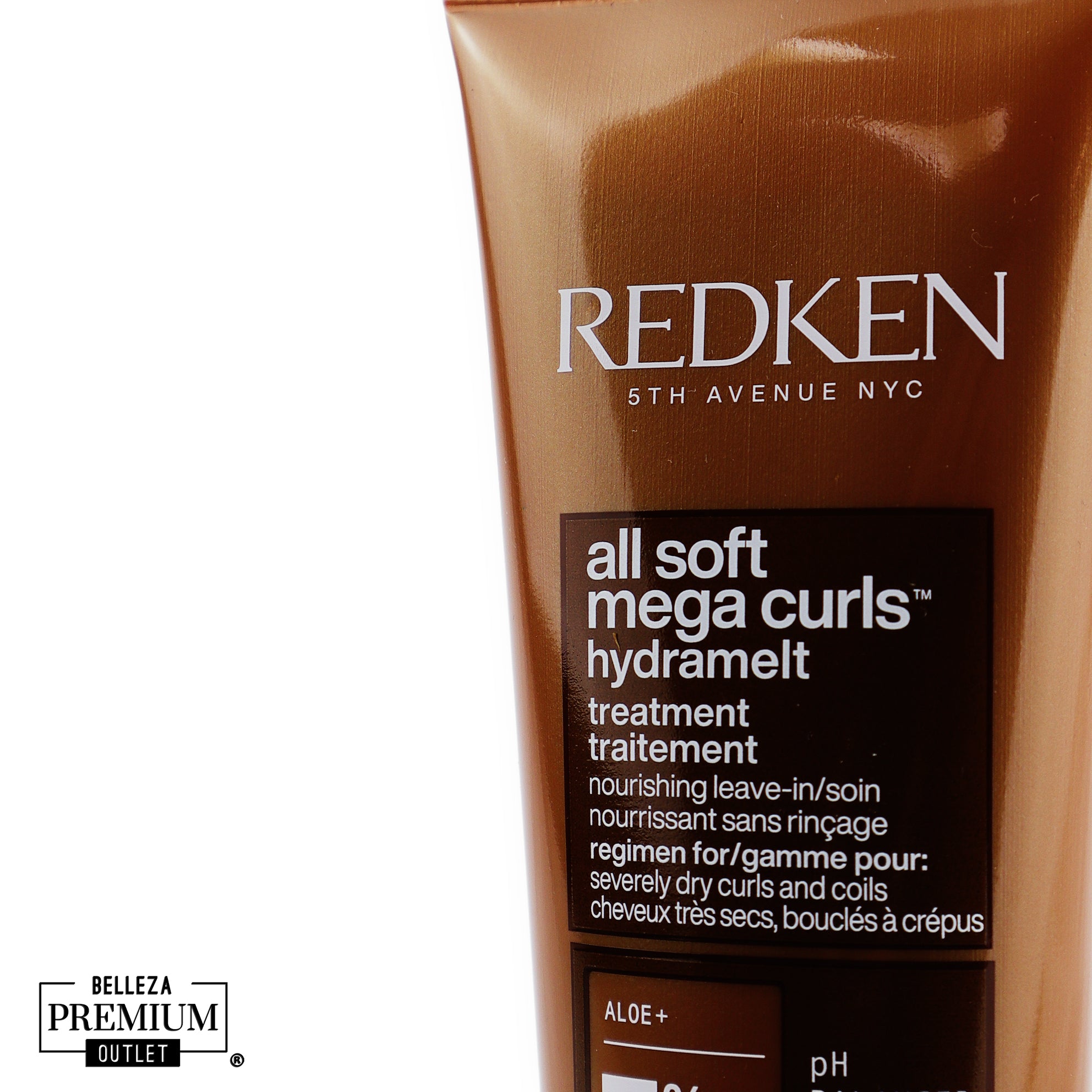 Redken All Soft Mega Curls Hydramelt Treatment 150ml – Tratamiento hidratante sin enjuague para rizos definidos