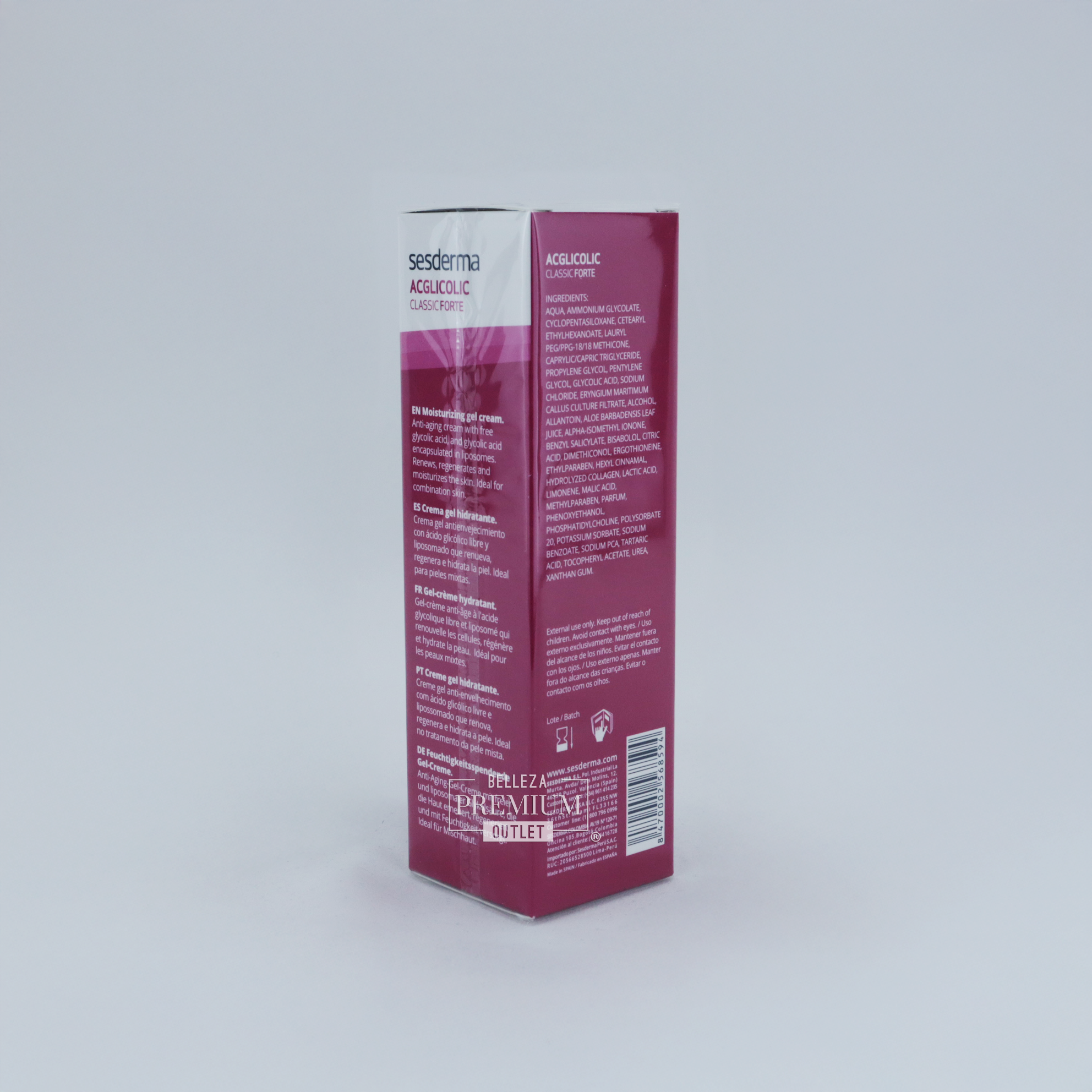 SESDERMA CREAM GEL FORTE 50 ML ACGLICOLIC CLASSIC: ¡Renueva, Hidrata y Rejuvenece con Sesderma Acglicolic Classic Gel-Crema Forte 50ml! El Poder del Ácido Glicólico para una Piel Radiante