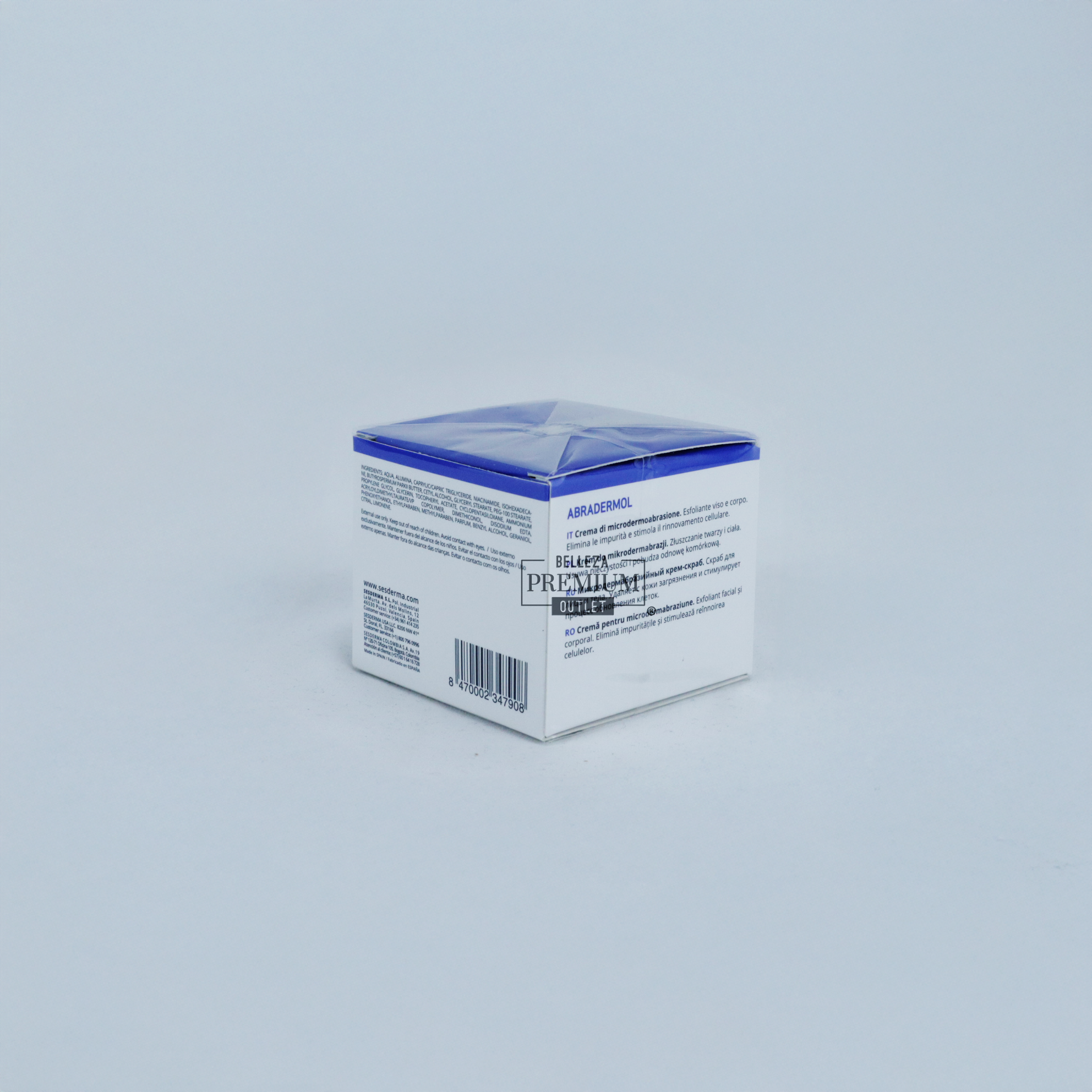 SESDERMA MICRODERMABRASION CREAM 50 GR ABRADERMOL: ¡Piel Renovada al Instante con Sesderma Abradermol Microdermabrasion Cream 50g! Exfoliación Profesional en Casa