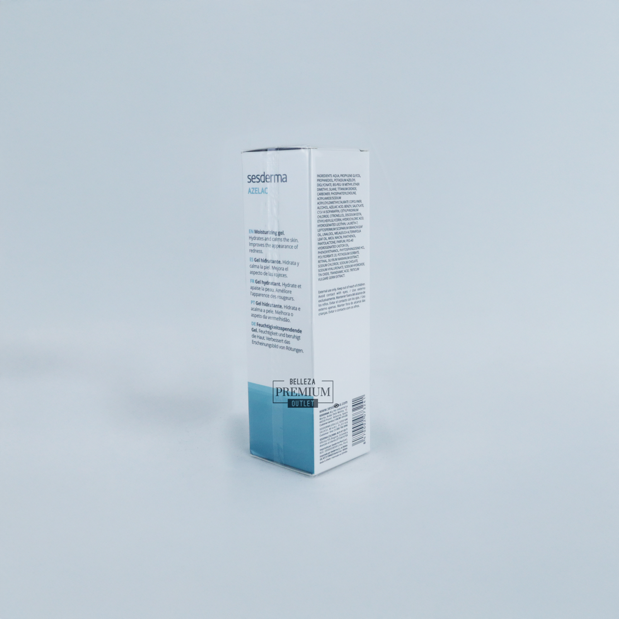SESDERMA MOISTURIZING GEL 50 ML AZELAC: ¡Controla el Enrojecimiento e Hidrata tu Piel con Sesderma Azelac Moisturizing Gel 50ml! Cuidado Diario para Pieles Sensibles y con Rosácea