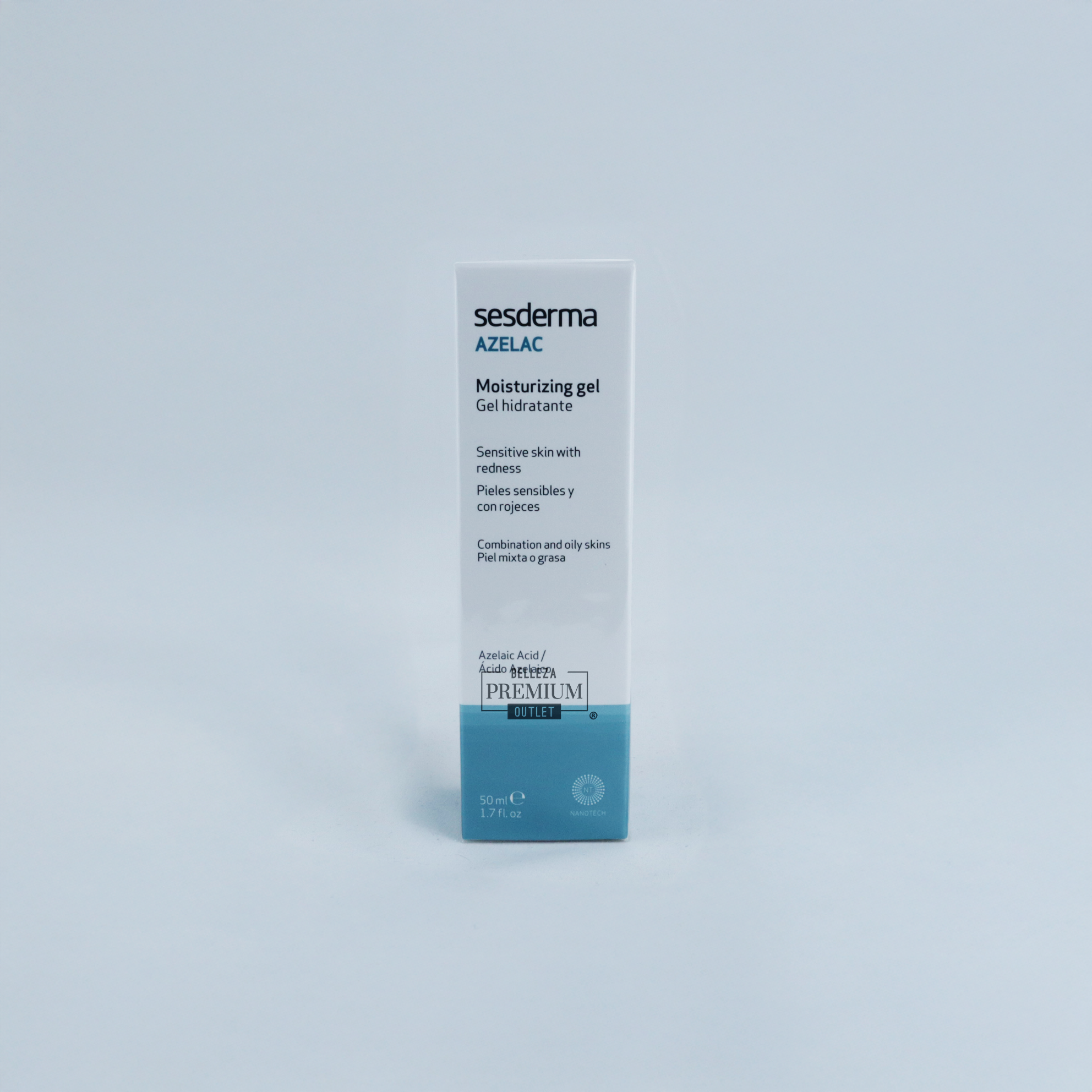 SESDERMA MOISTURIZING GEL 50 ML AZELAC: ¡Controla el Enrojecimiento e Hidrata tu Piel con Sesderma Azelac Moisturizing Gel 50ml! Cuidado Diario para Pieles Sensibles y con Rosácea