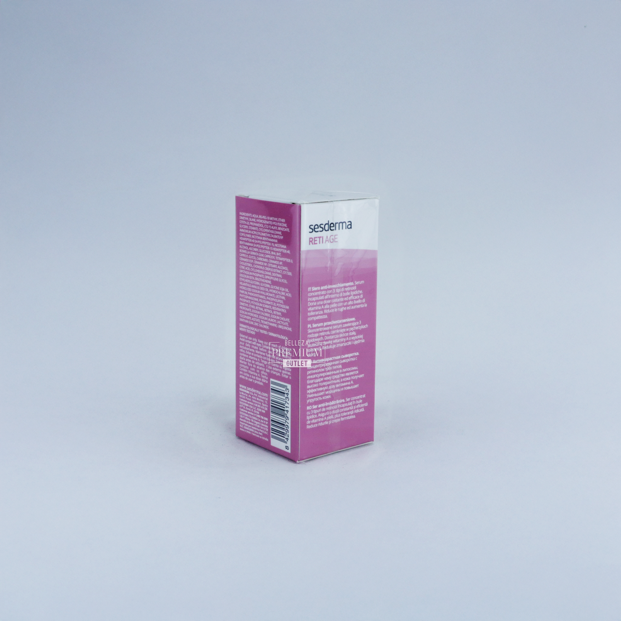 SESDERMA SERUM 30 ML RETIAGE: ¡Máxima Potencia Antiedad con Sesderma Retiage Serum 30ml! Retinol de Última Generación para una Piel Renovada