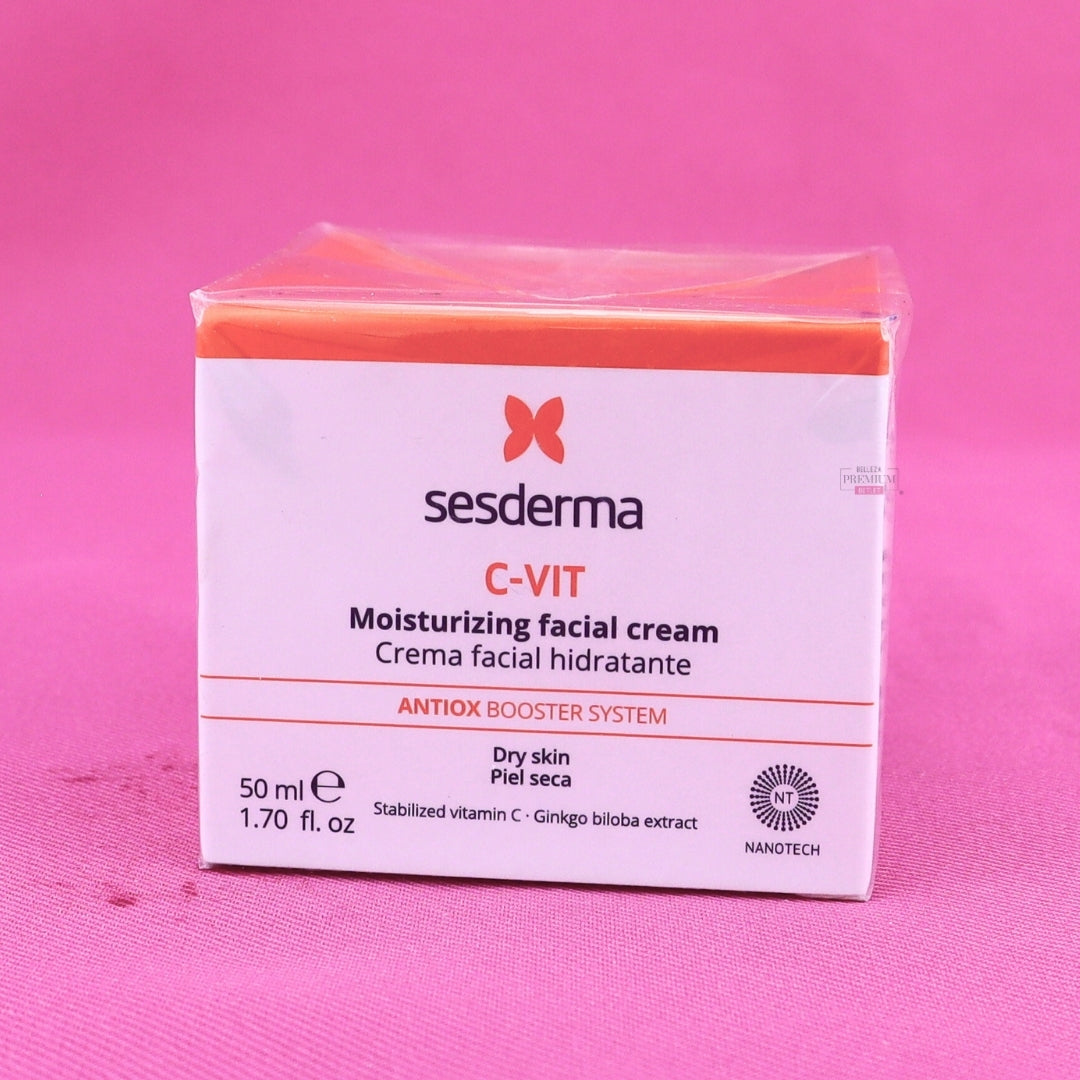 SESDERMA MOISTURIZING FACIAL CREAM NEW C-VIT CAJA DAÑADA